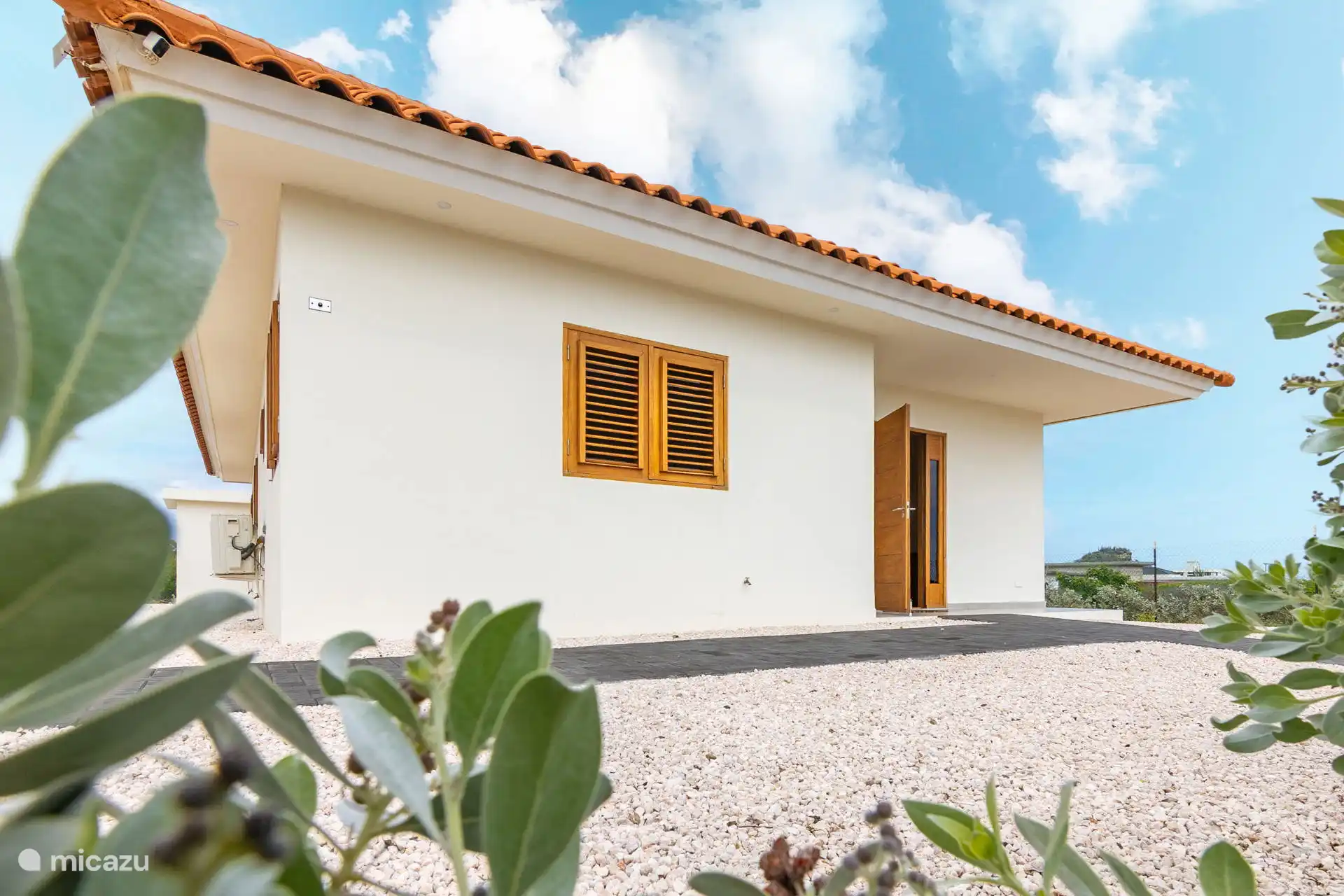 Front view of the house