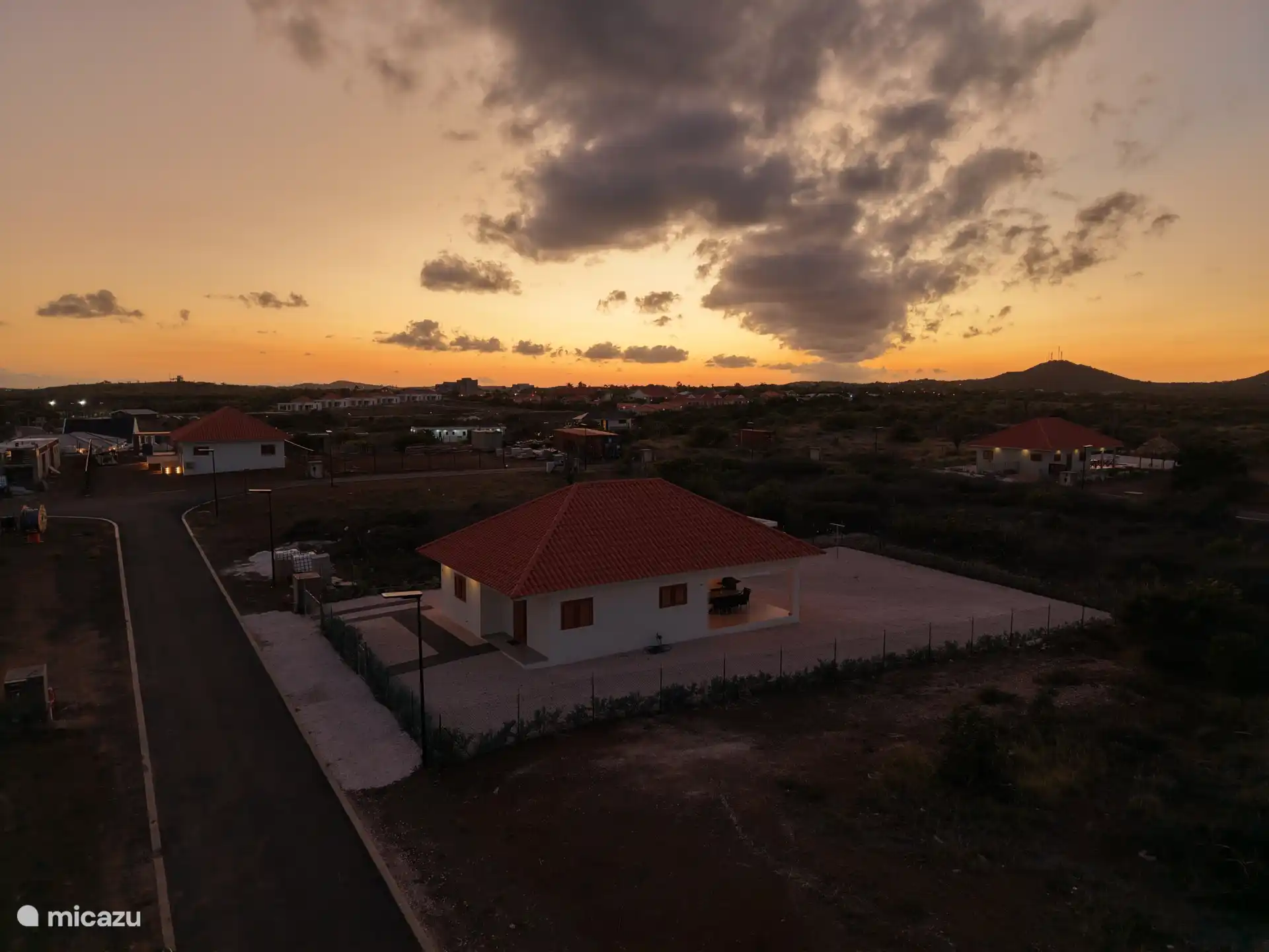 Beautiful sunset on St. George's Bay