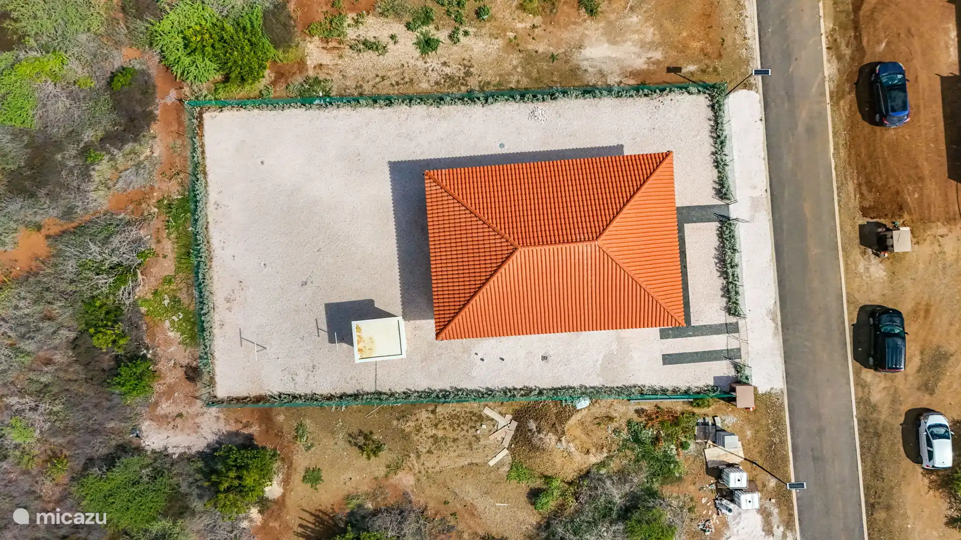 The house from above.