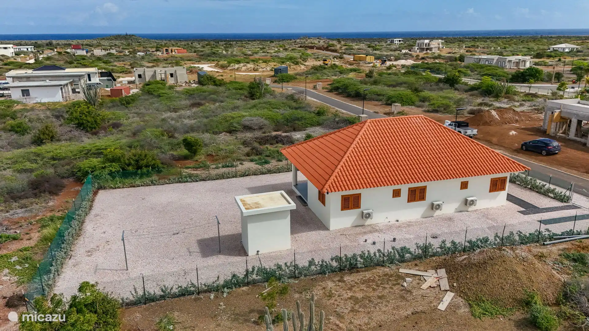 View of the house and the beautiful St. George's Bay