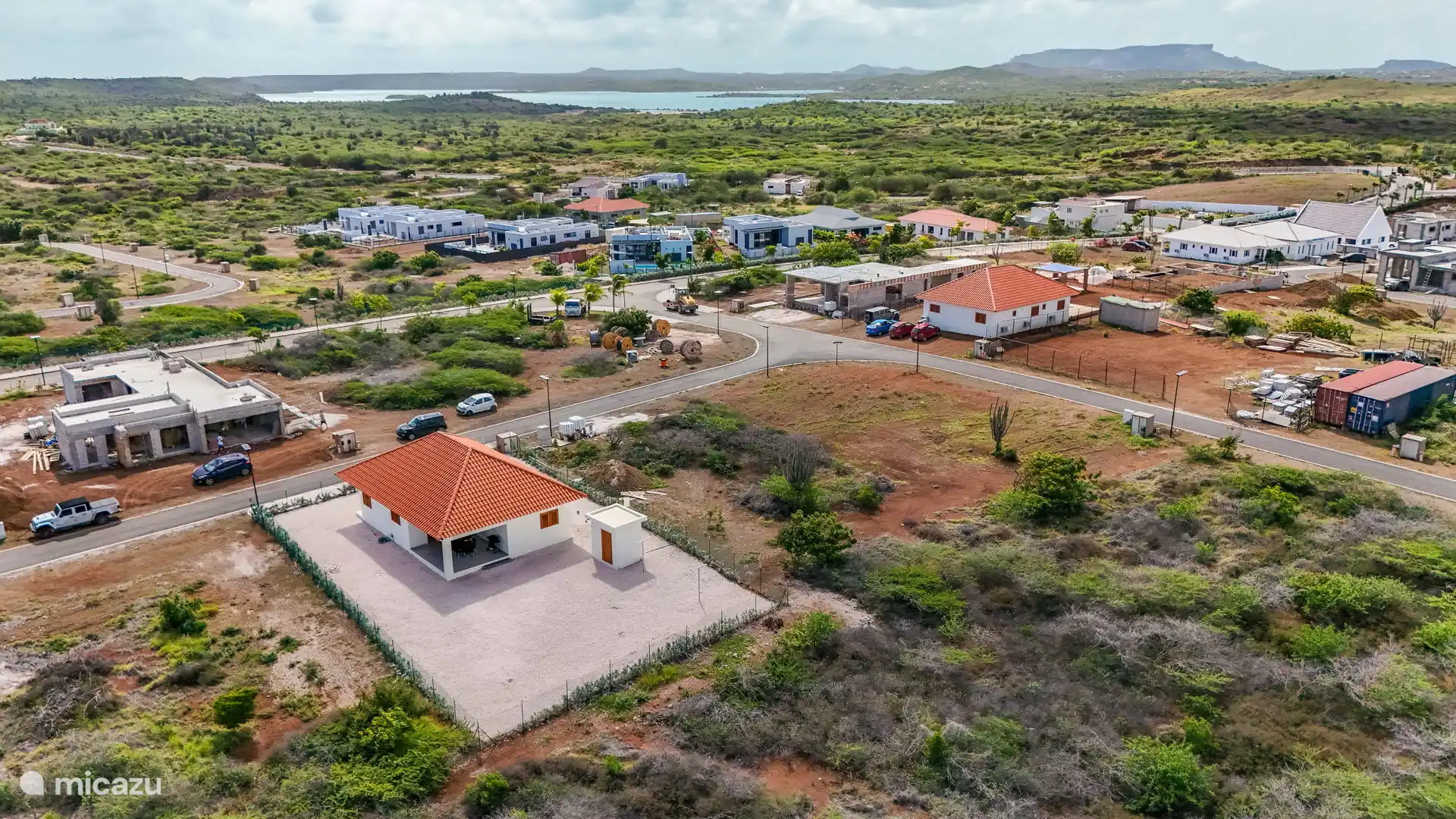 View of the house and the St. George's Bay.