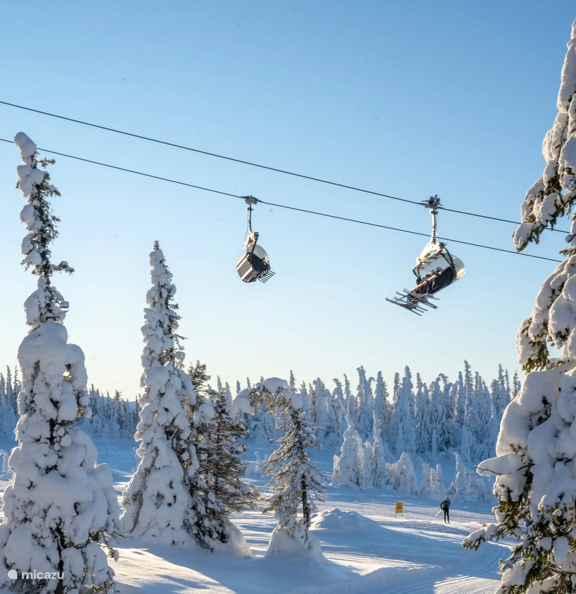 Skiing in Nesfjellet