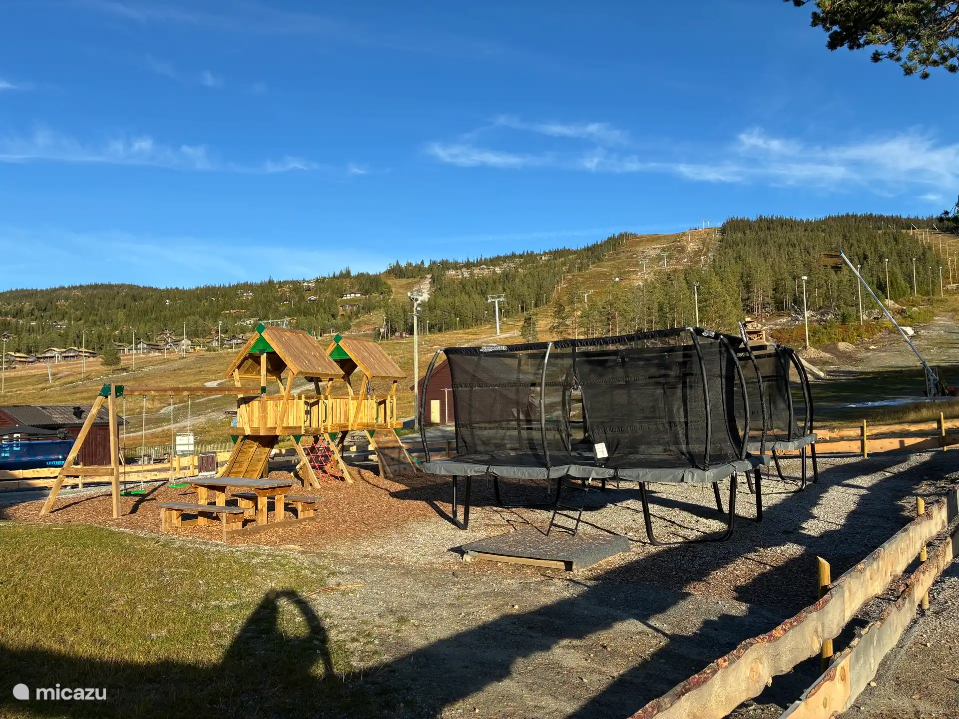 Children's playground at Skistua (near Fjellstua)