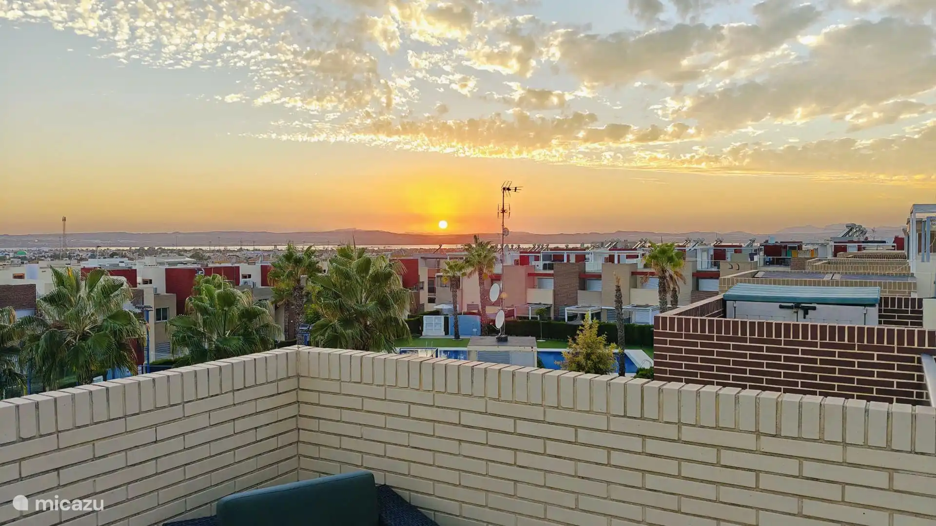 Vista sobre los lagos salados