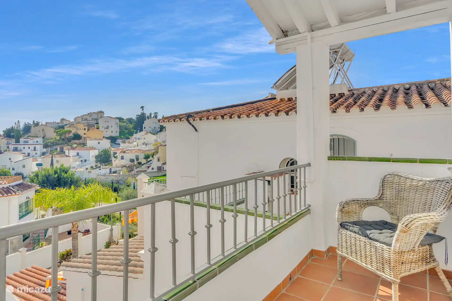 Terras met zitje en uitzicht