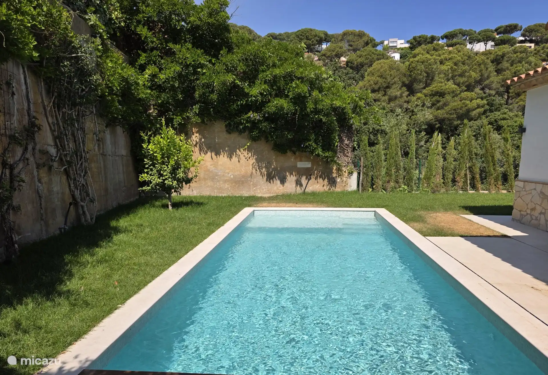 Het nieuwe privé zwembad