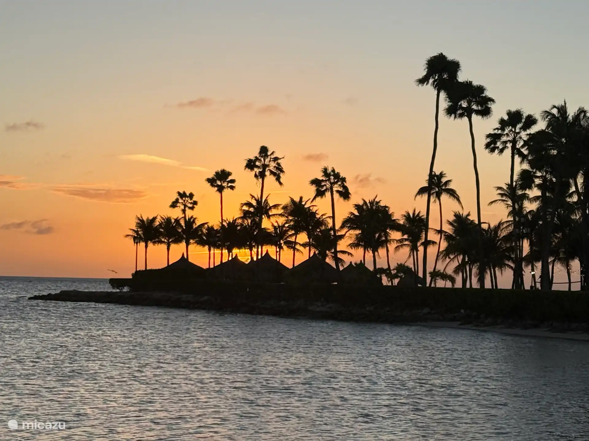 Vista vespertina de la cubierta oeste