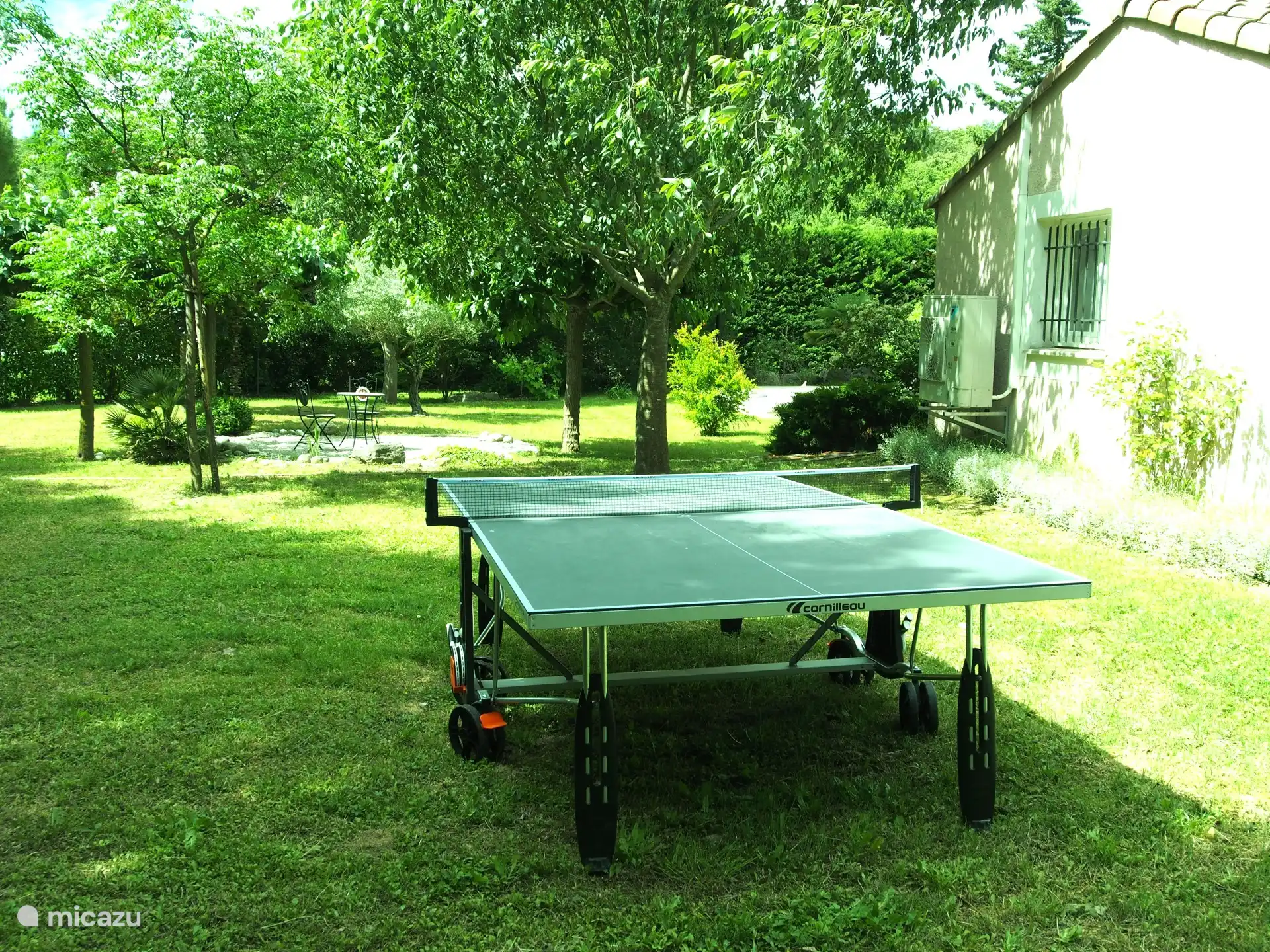 Ping-pong can be played outdoors