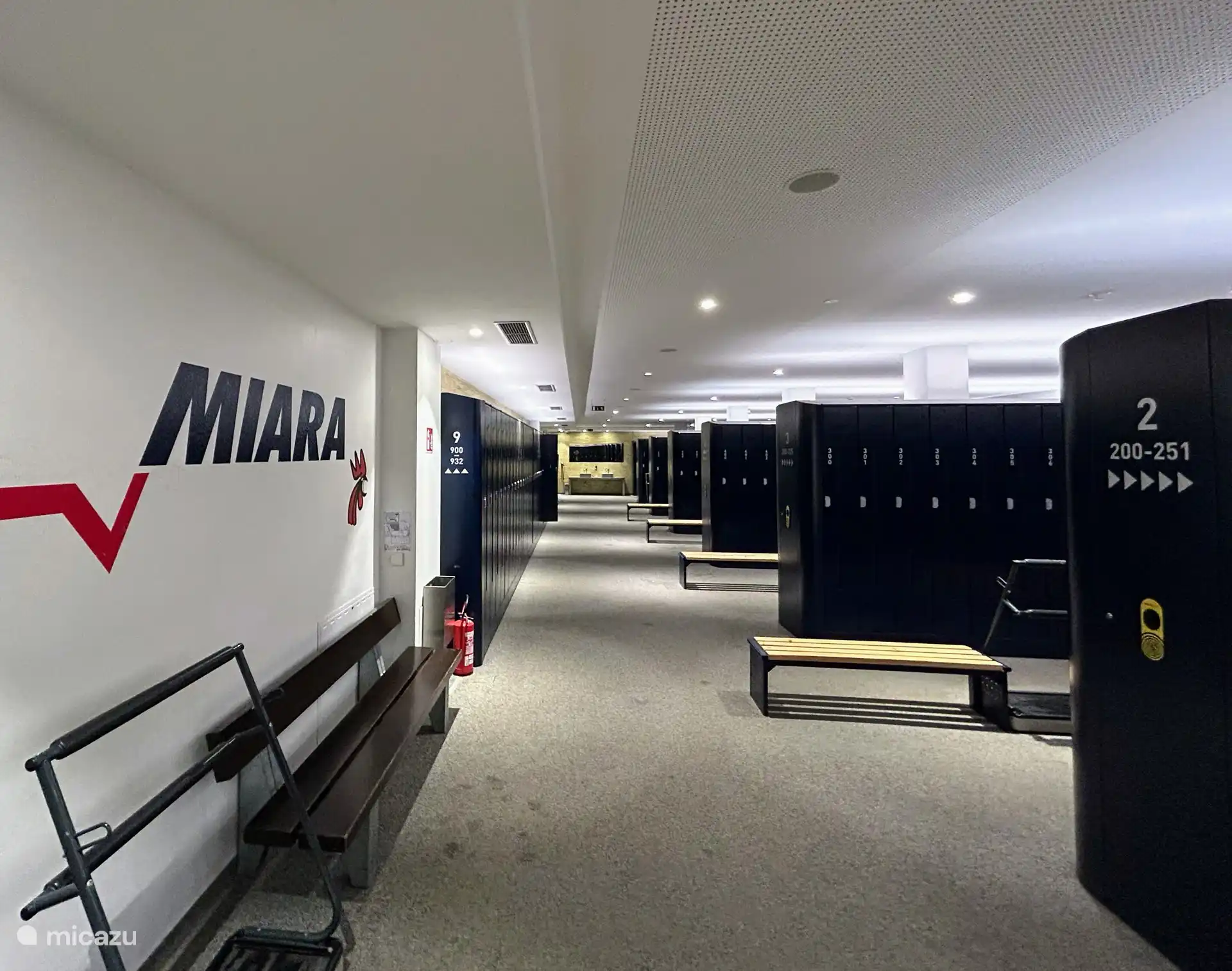 Locker bij Miara lift (150m afstand)