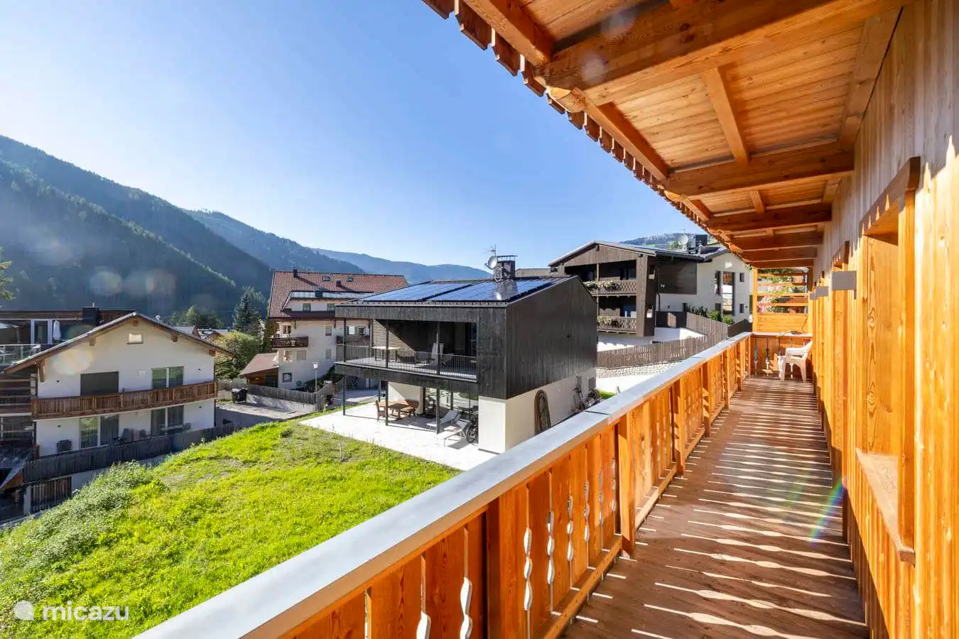 Uitzicht vanaf balkon