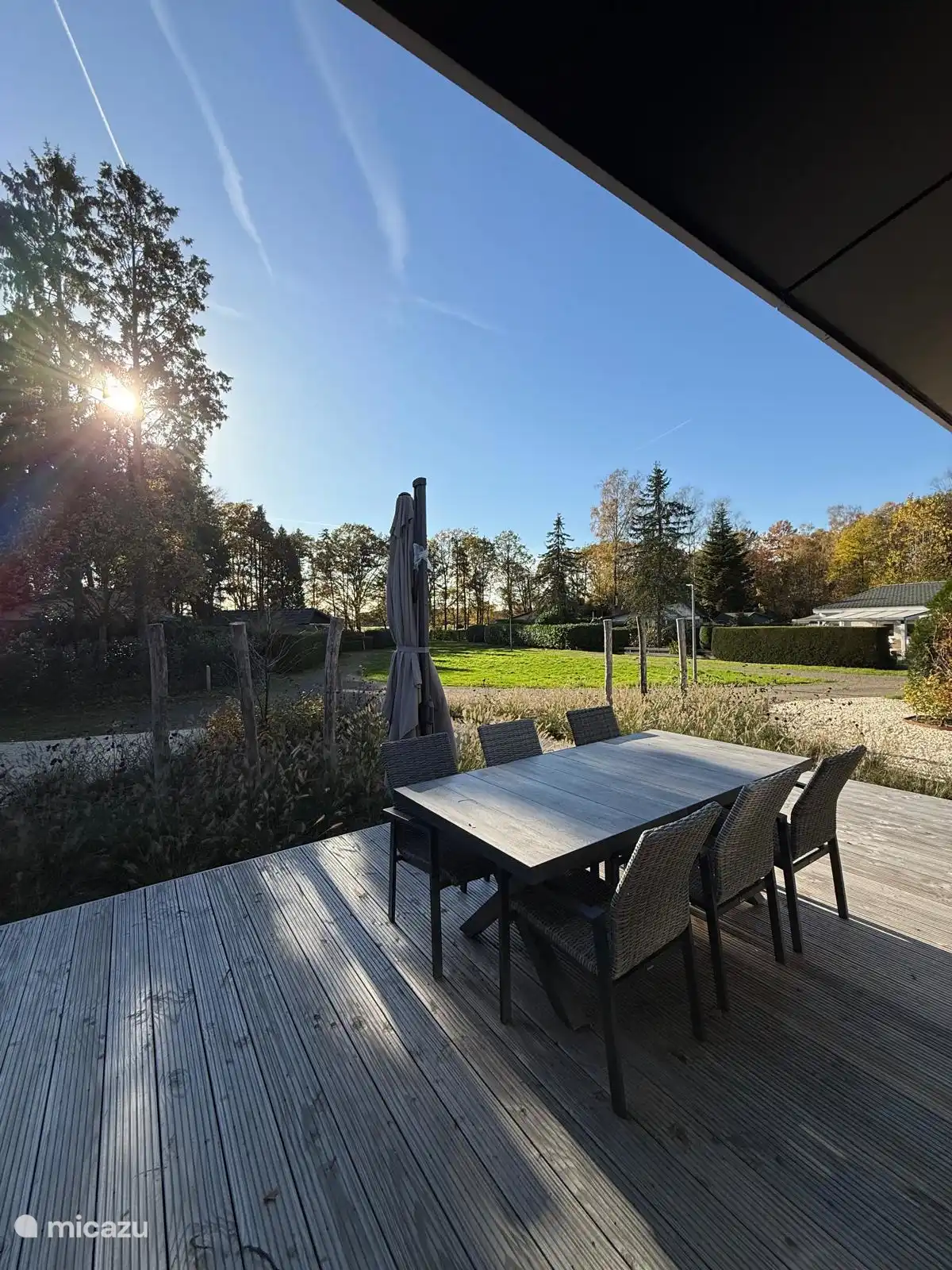 Genieten op het terras in het zonnetje