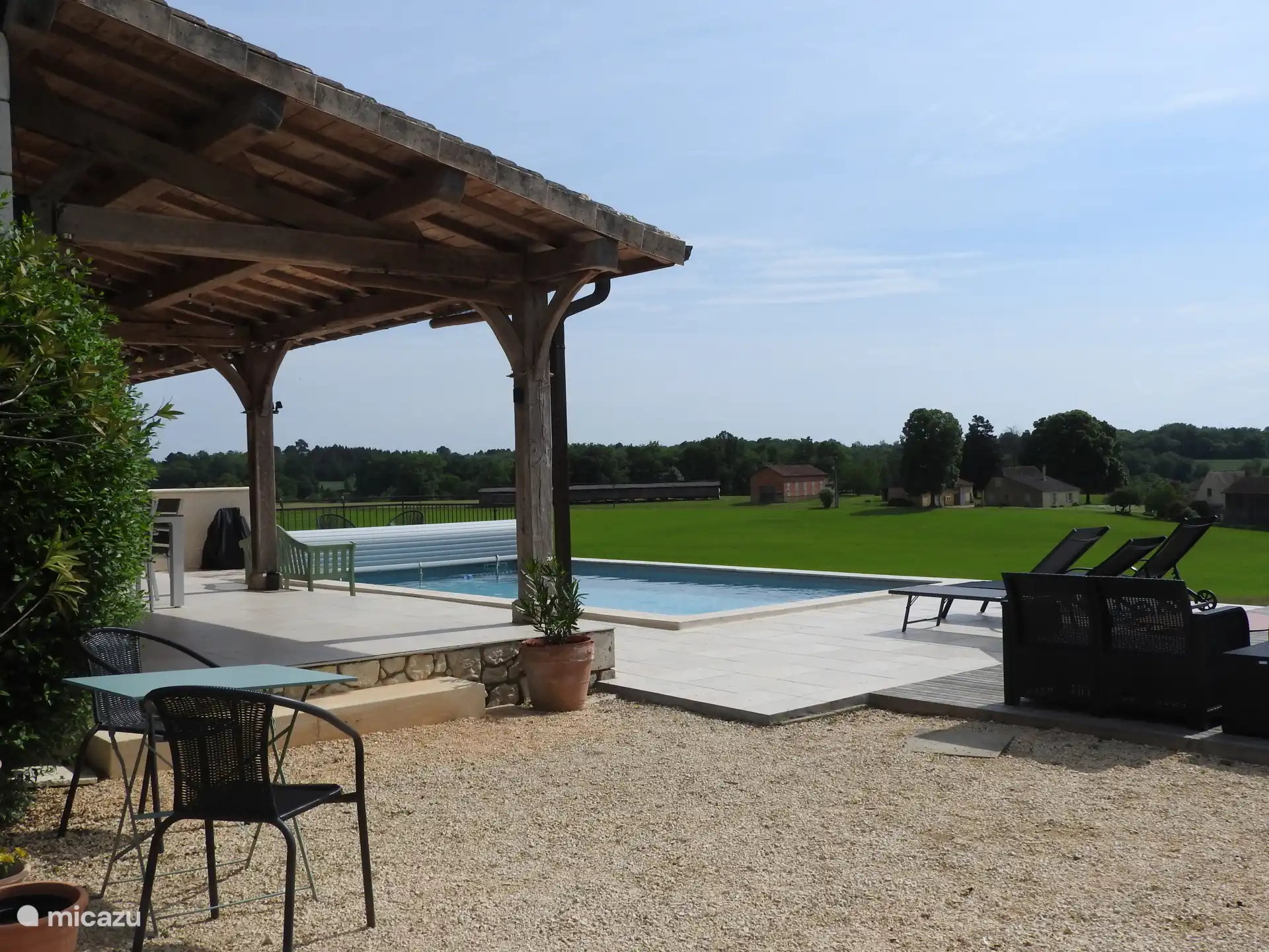vakantiehuis huren in Naussannes, Dordogne, Frankrijk - Maison Bazeille Haut met zwembad