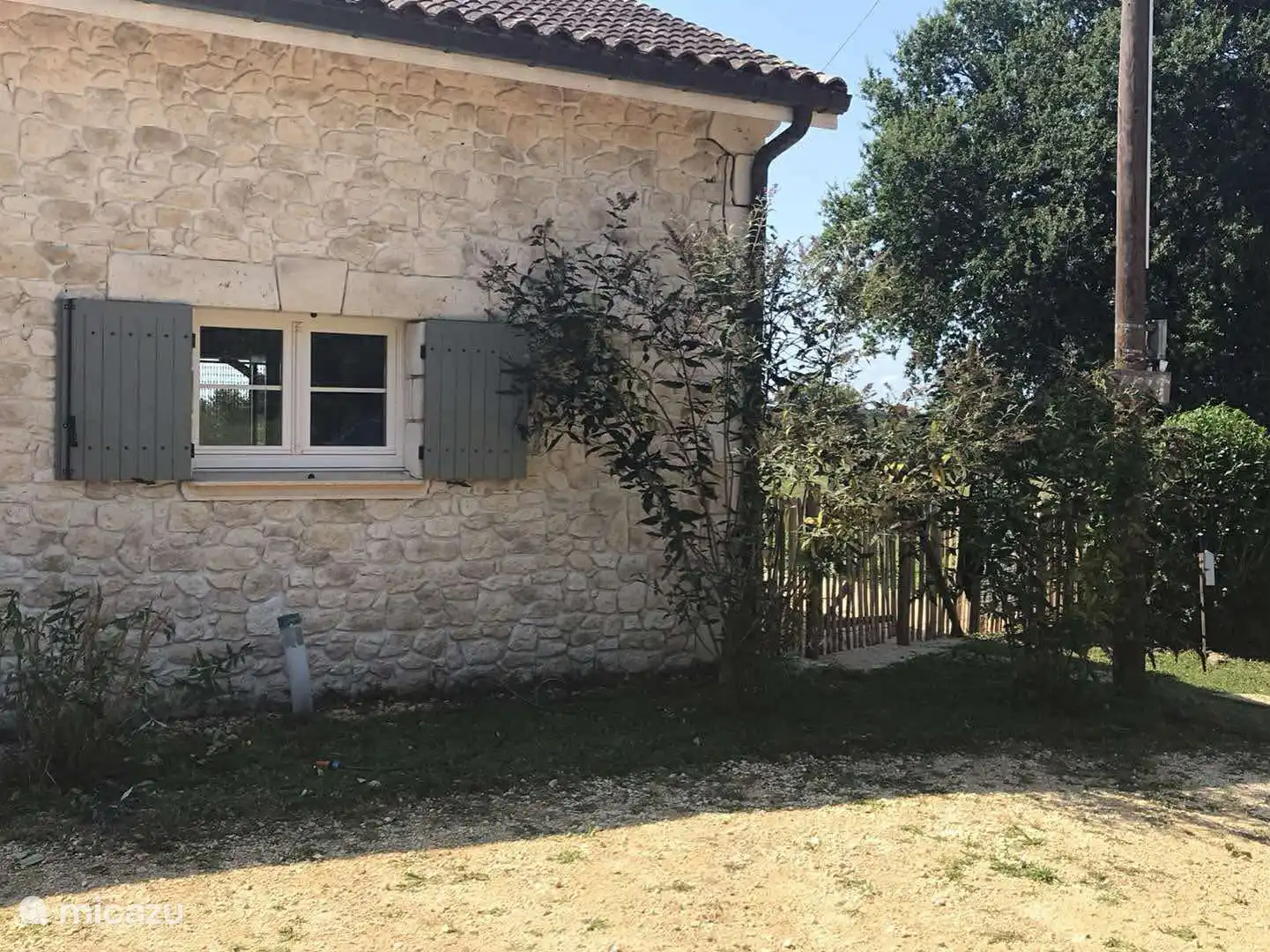 extra toegang tot woning via tuin