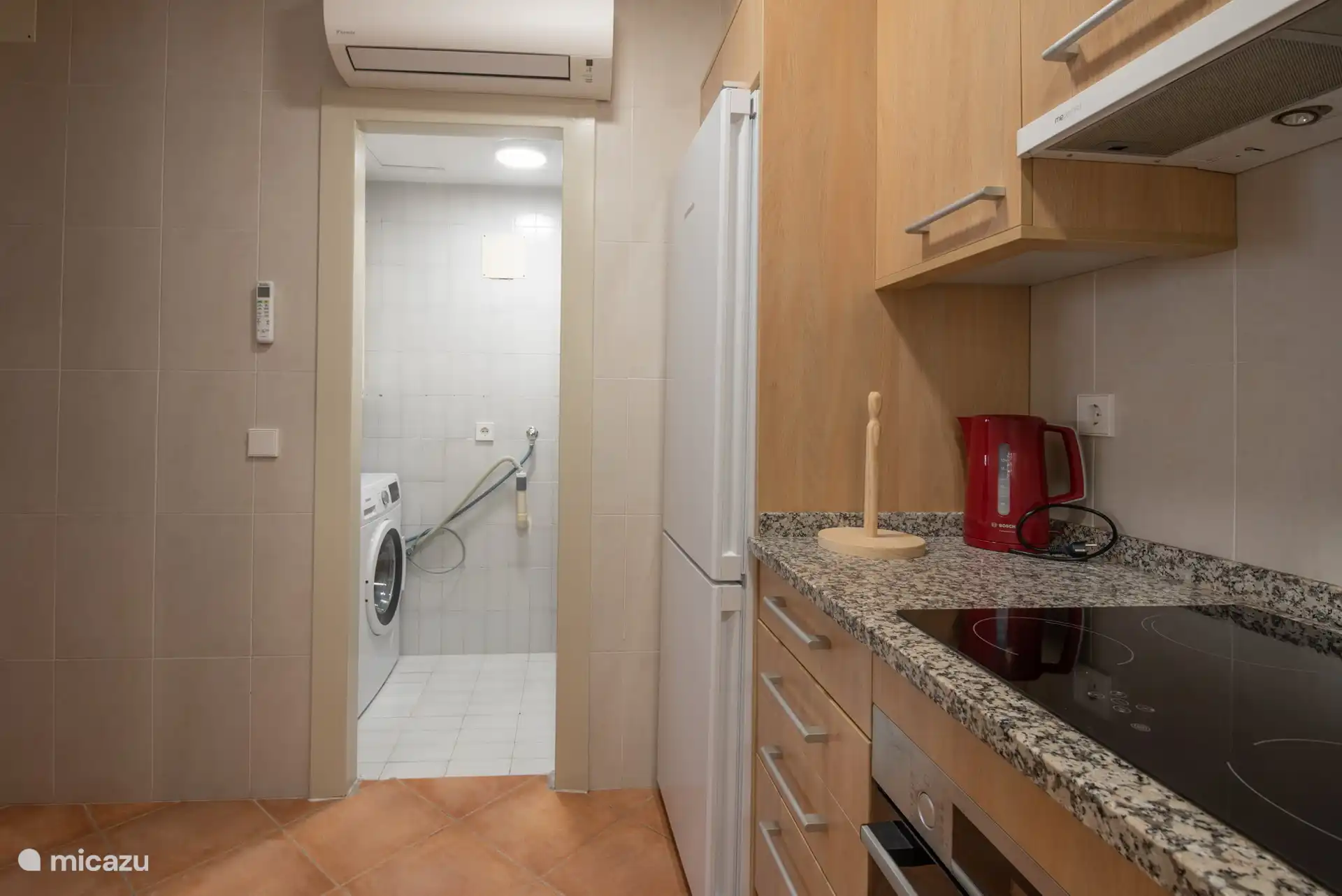 Keuken en bijkeuken Casa Cala Nostra