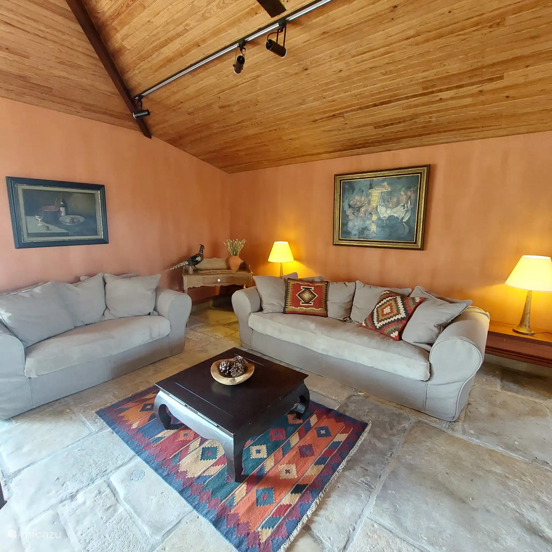 Cozy corner in the spacious living room