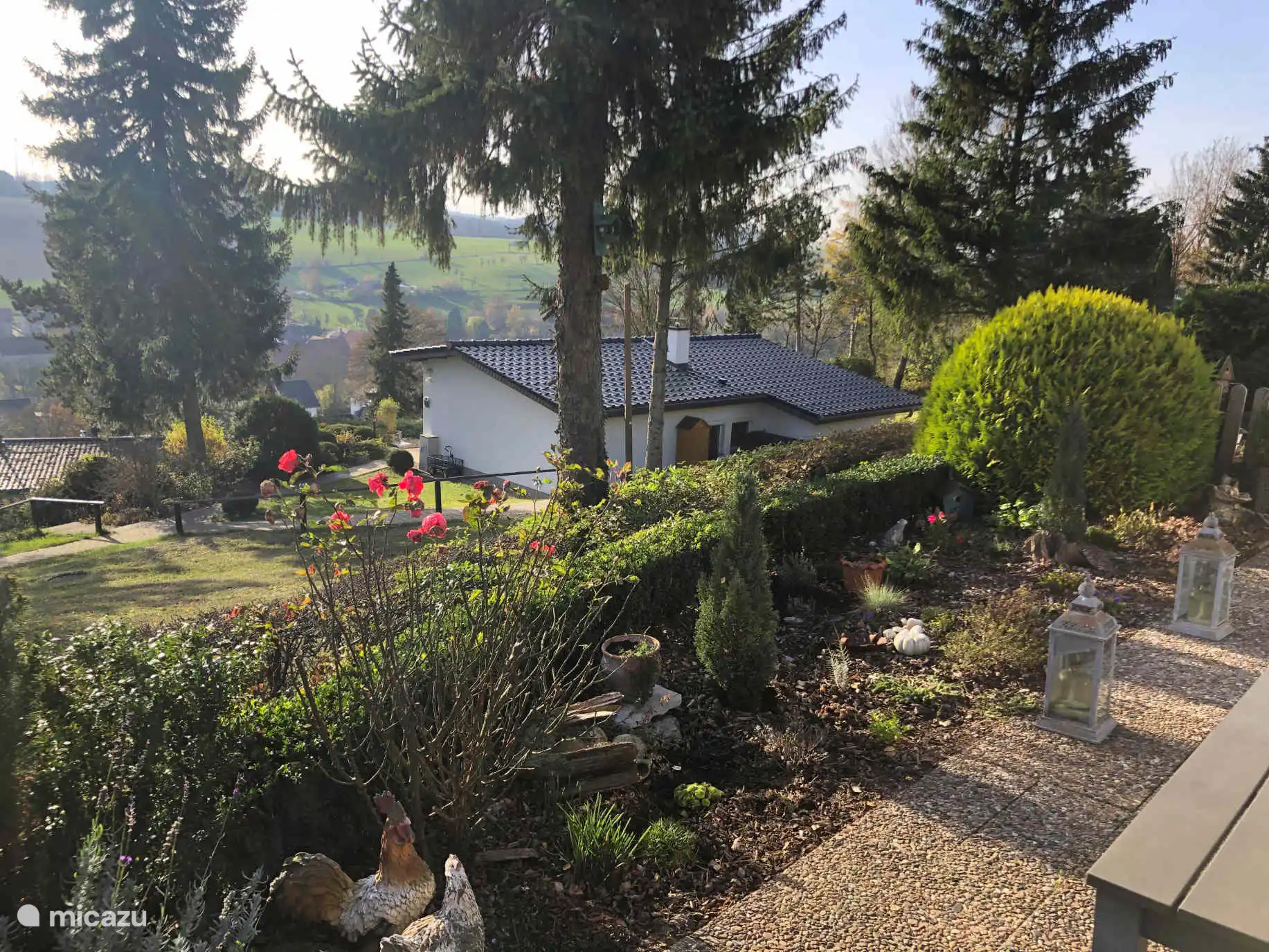 Uitzicht vanaf het terras