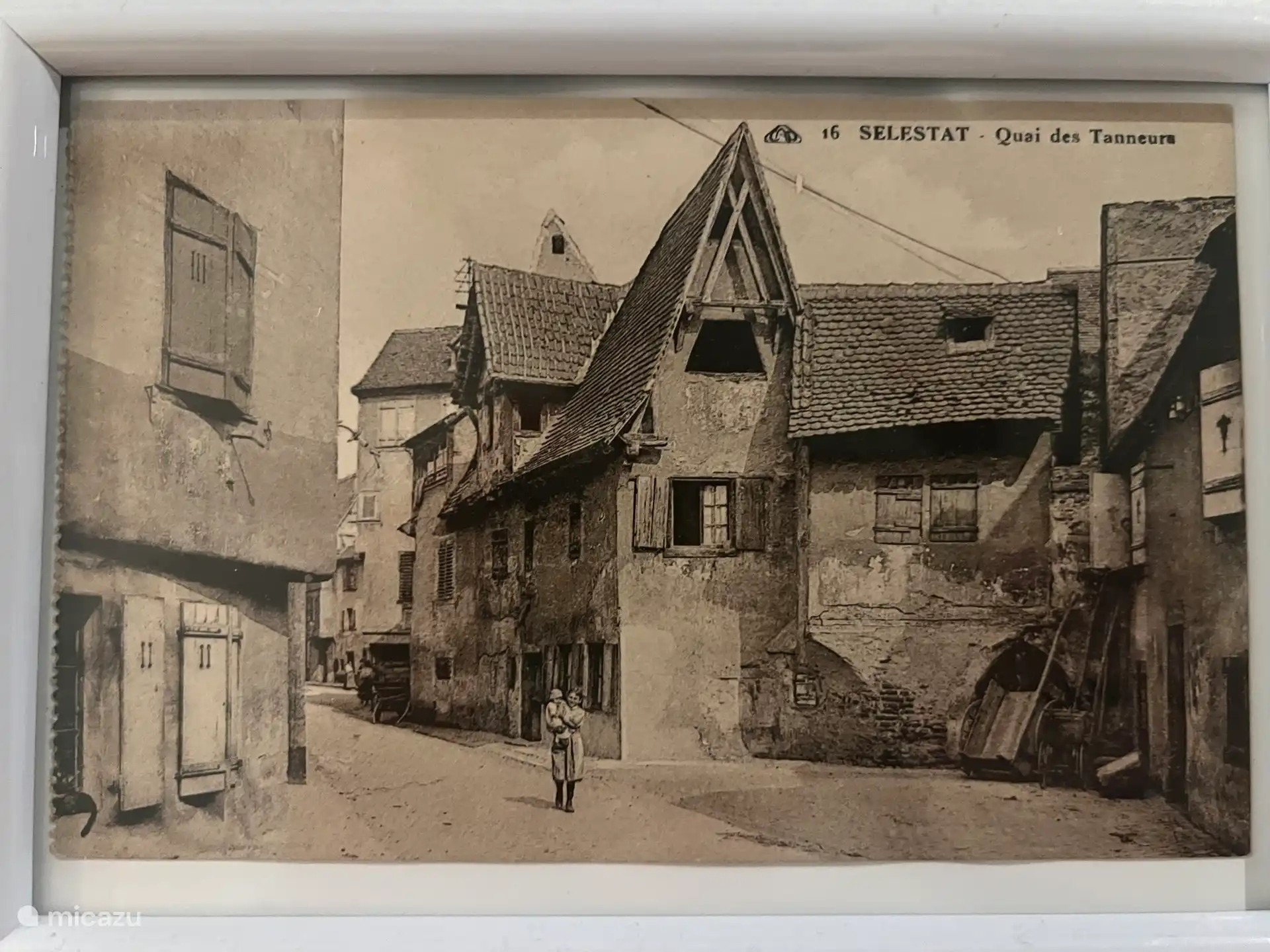 De straat in het verleden 