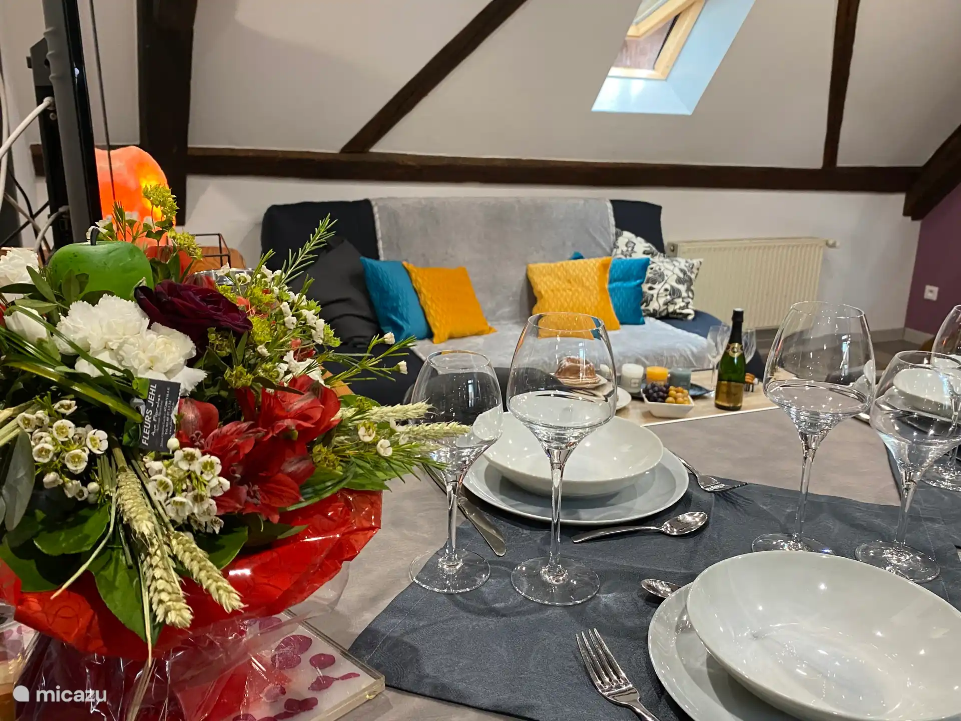 De hoofdruimte is licht