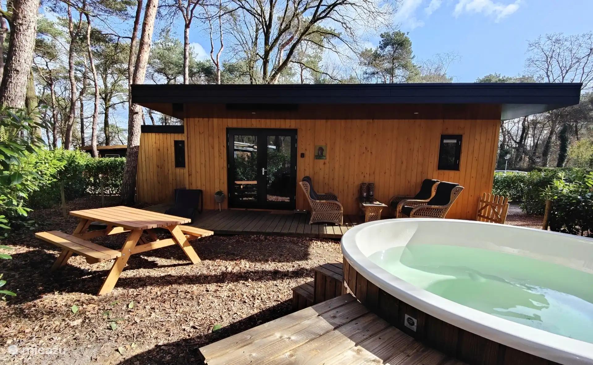 blokhut / lodge huren in Nederland, Drenthe, Zuidwolde – De Eekhoorn