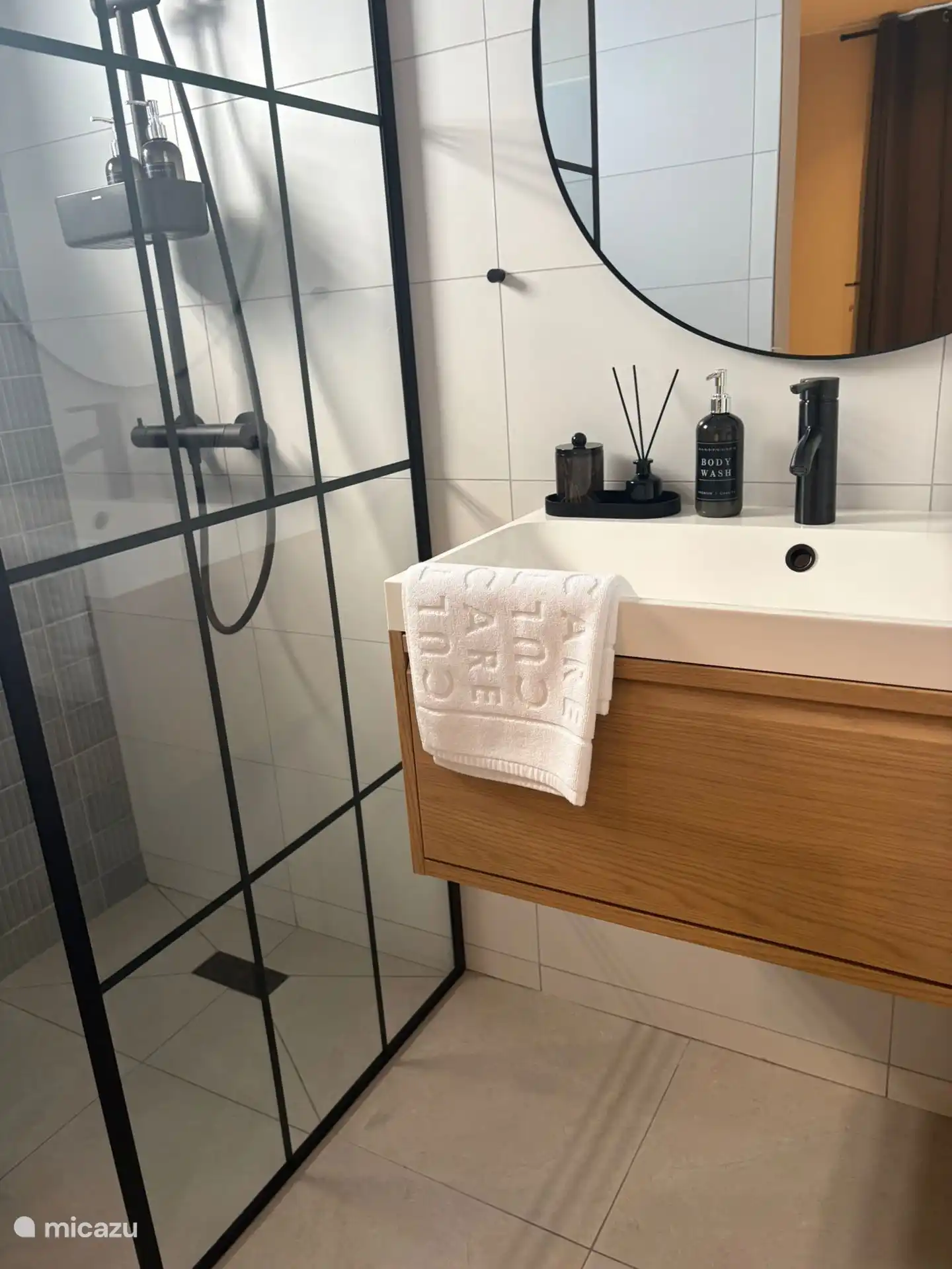 Ensuite douche op de eerste etage