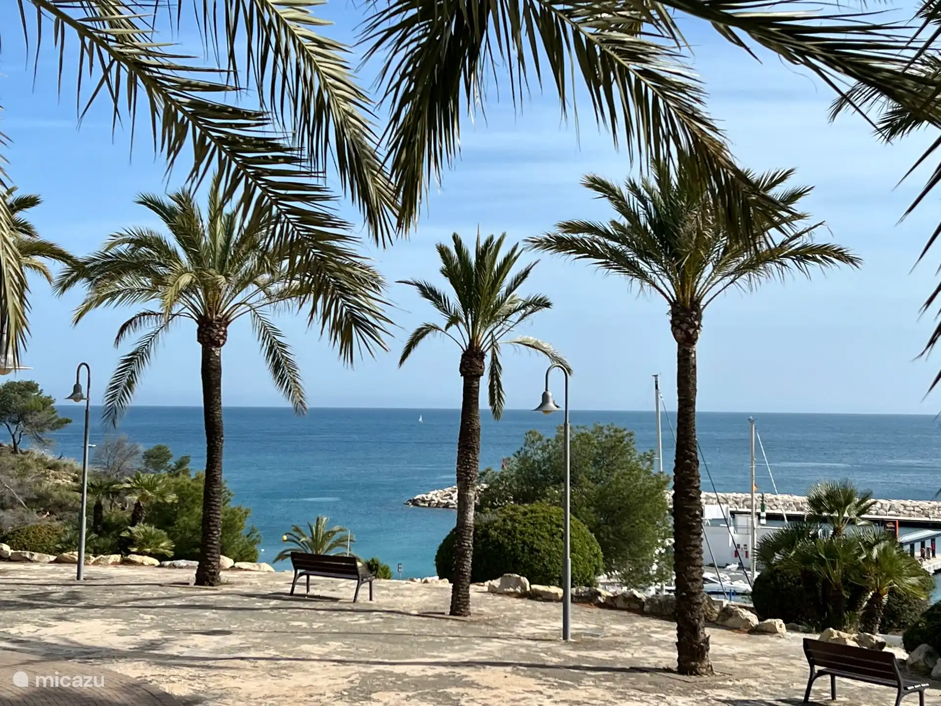 Moraira in der Nähe des Hafens 