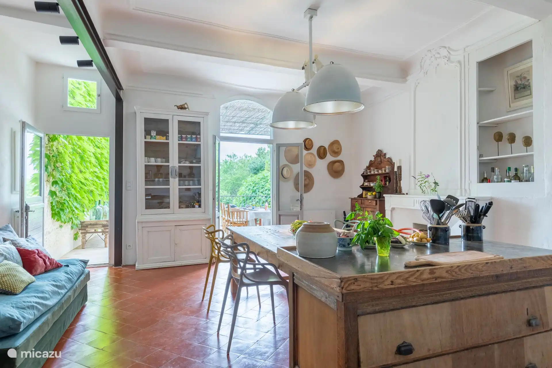 la cocina dando a la terraza