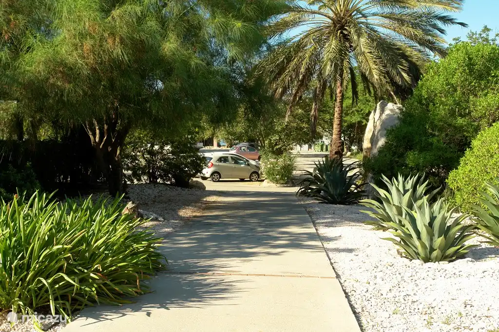 Your car 40m away from your villa ..