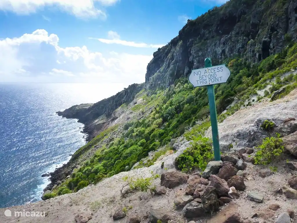 Beach is interspersed by hills and rocks ...
