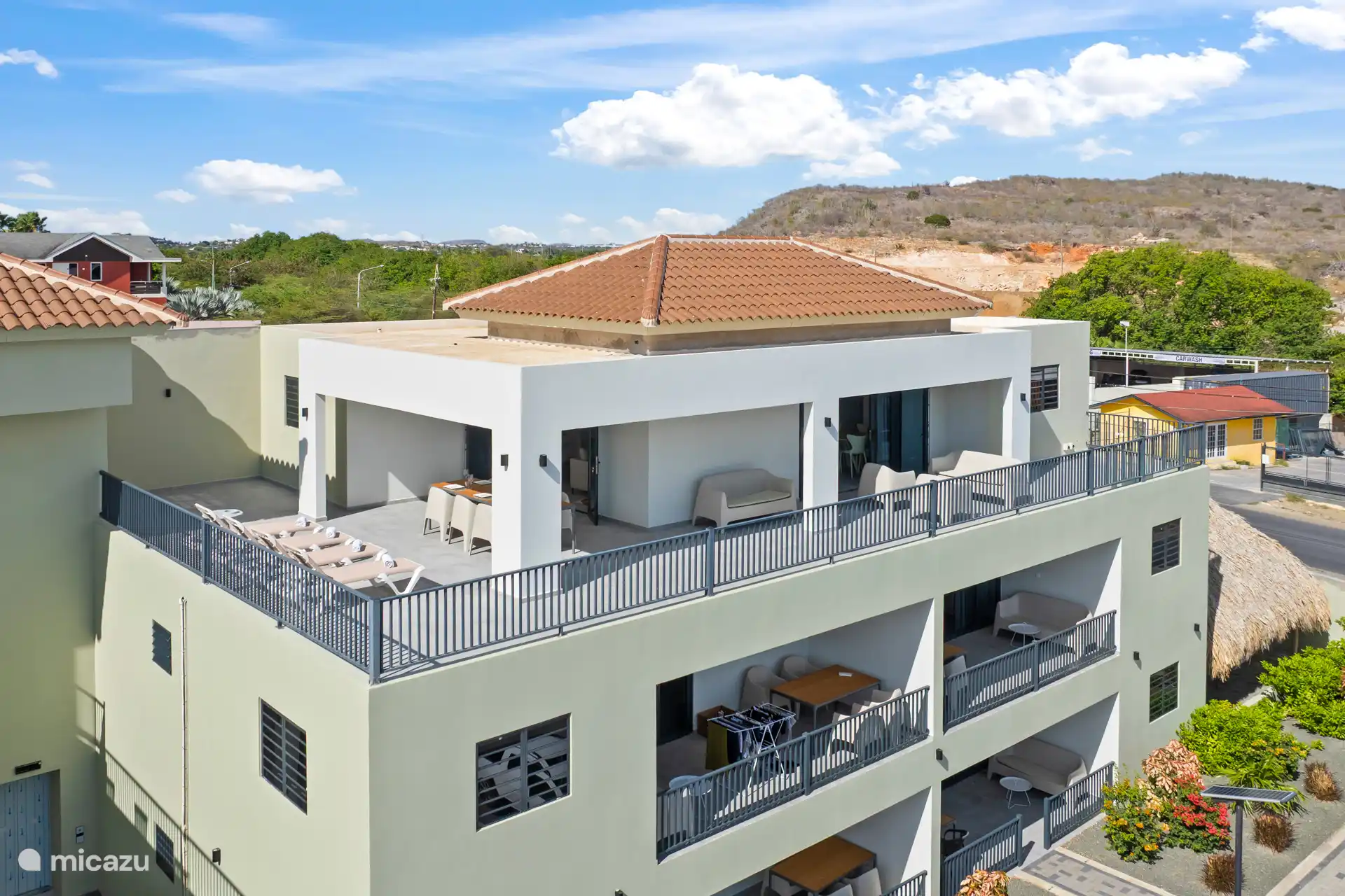 Nieuw Vakantiehuis huren in Curaçao, Curacao-Midden, Willemstad – penthouse Penthouse Solana, Mambo Beach 