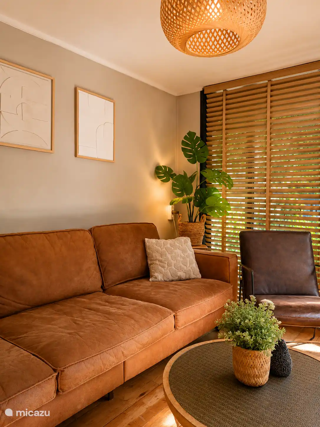 Warm living room