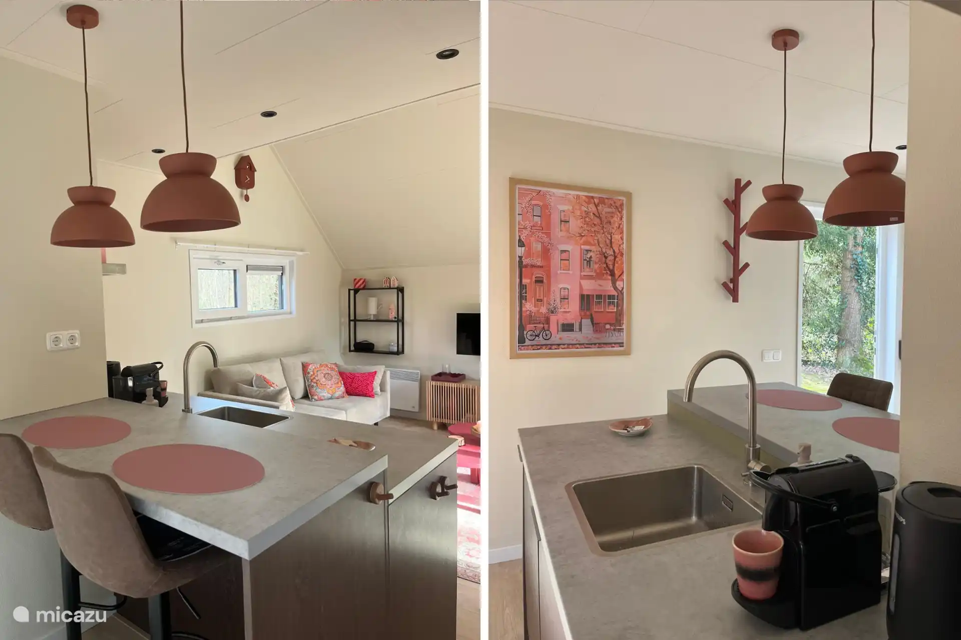 Bar om aan te zitten eten.