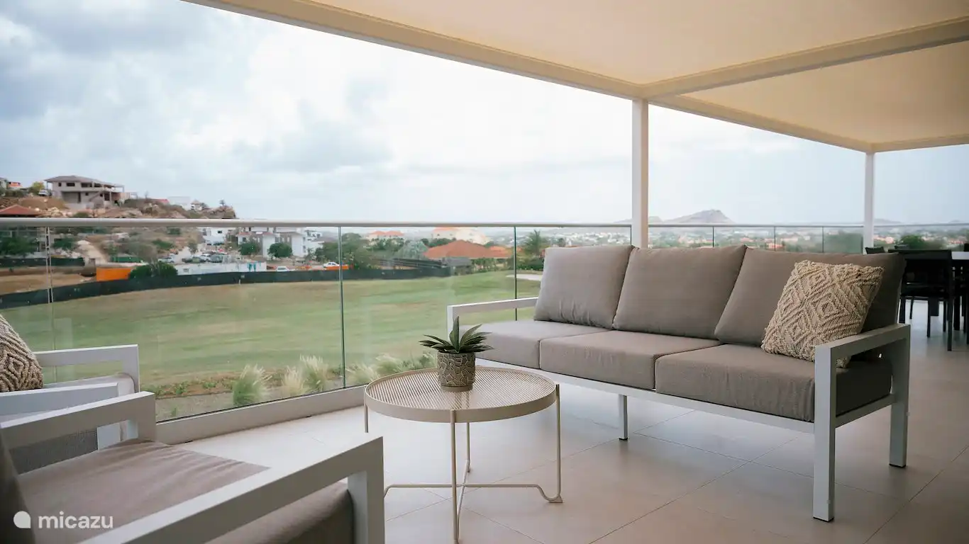 La terraza en la primera planta