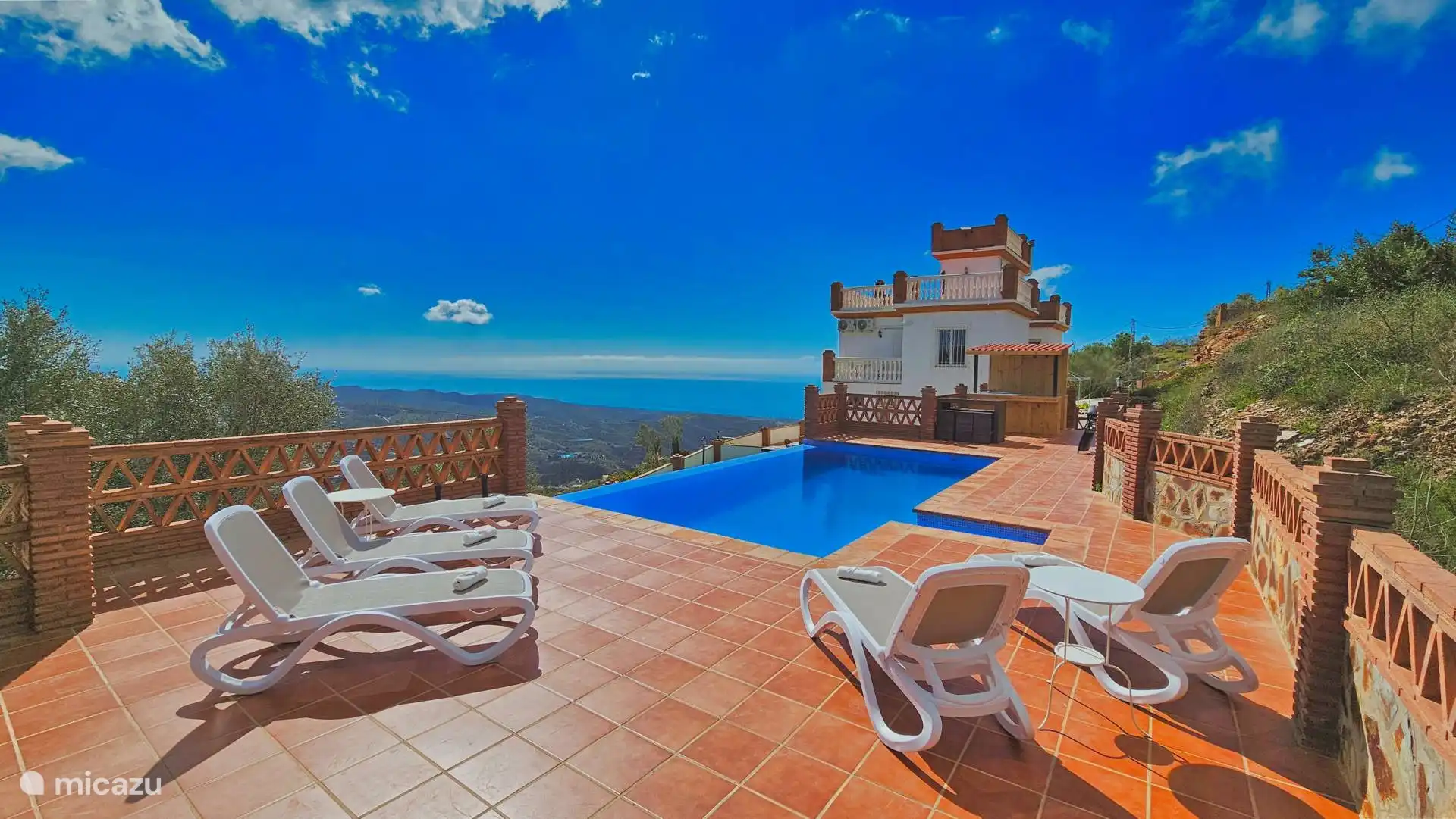 villa huren in Viñuela, Andalusië, Spanje - Casa El Castillo Mojlinejo