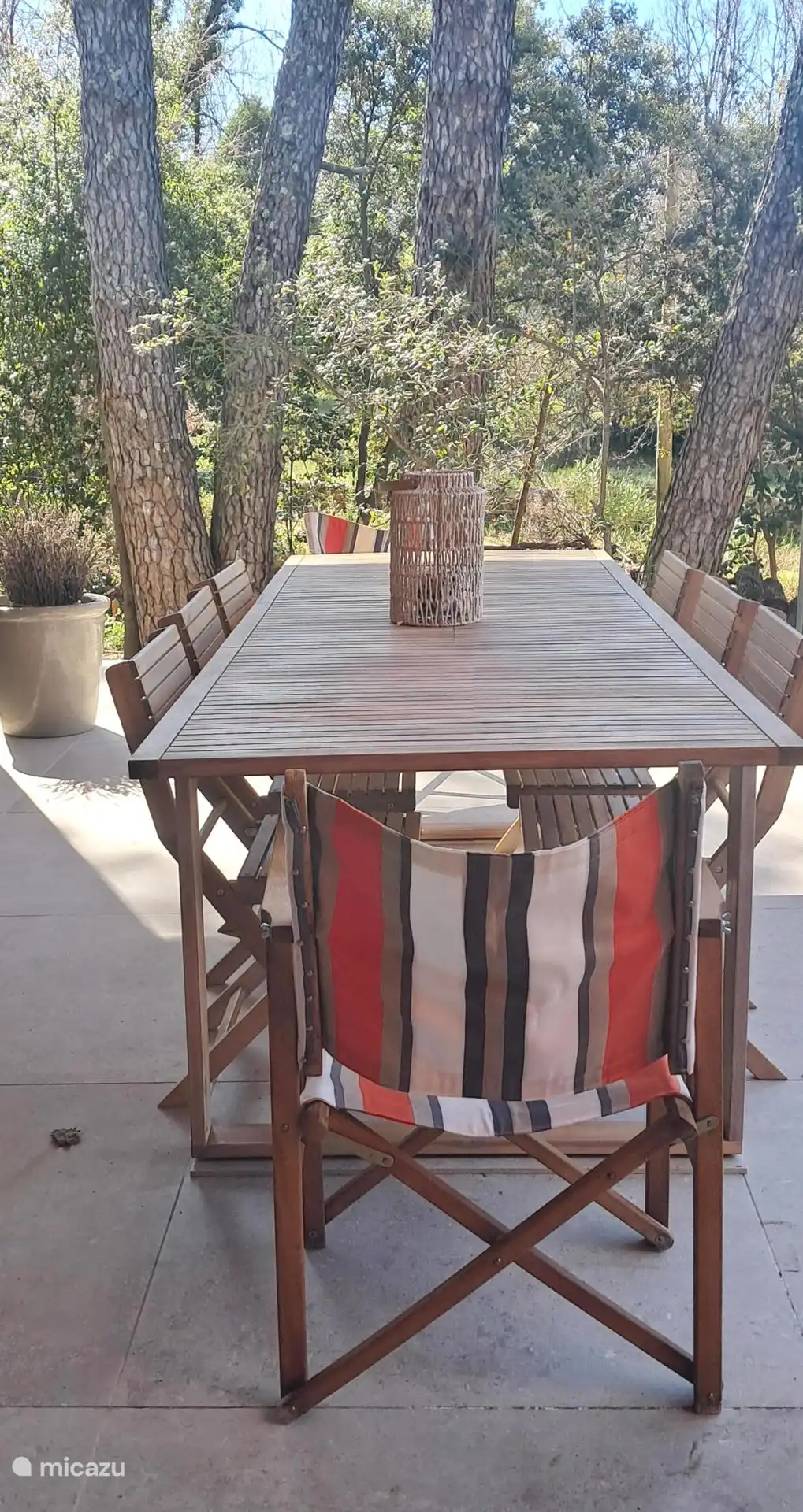 Tuineettafel, 8 tafels