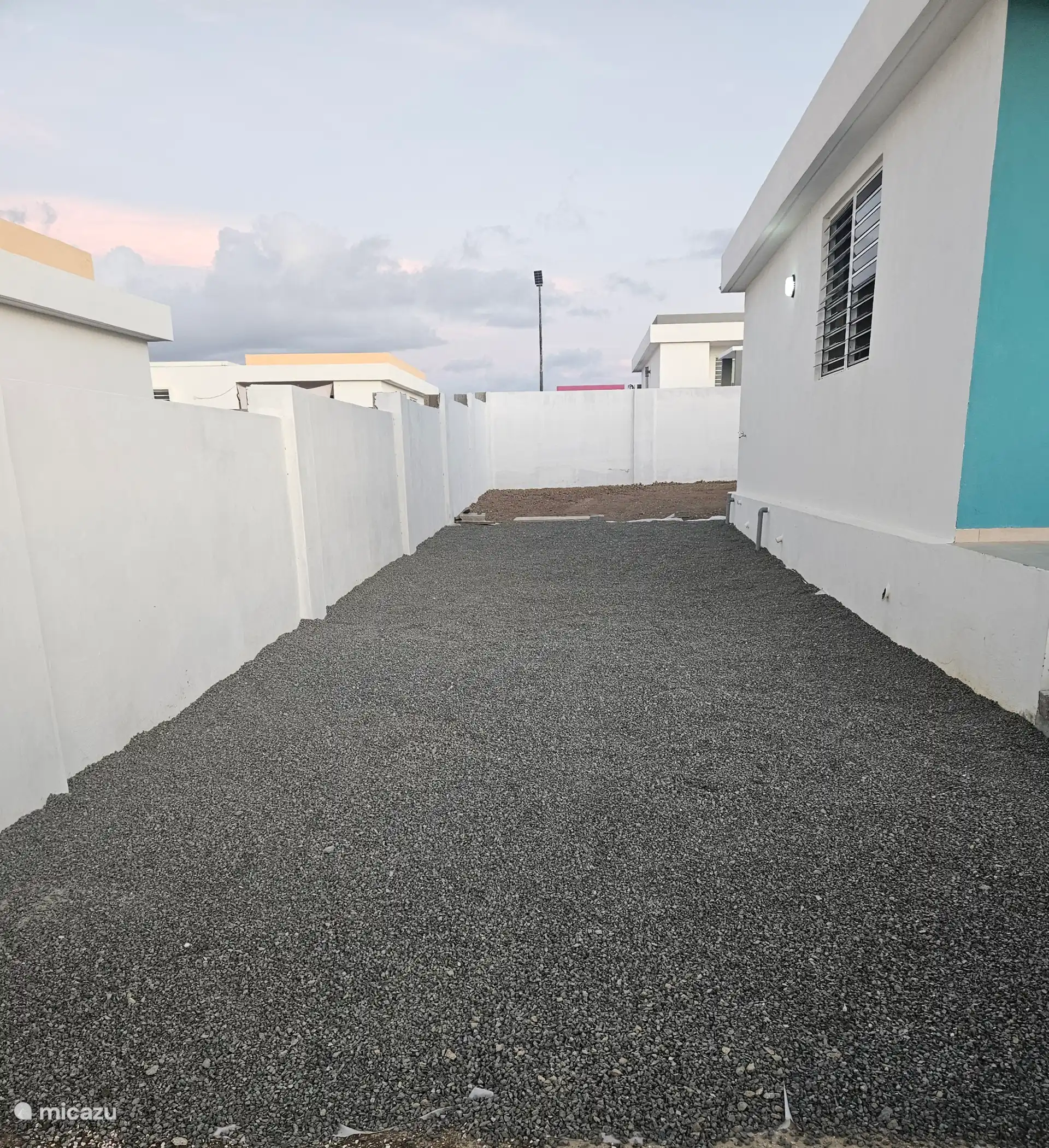 Tuin intree waar je de auto kan parkeren