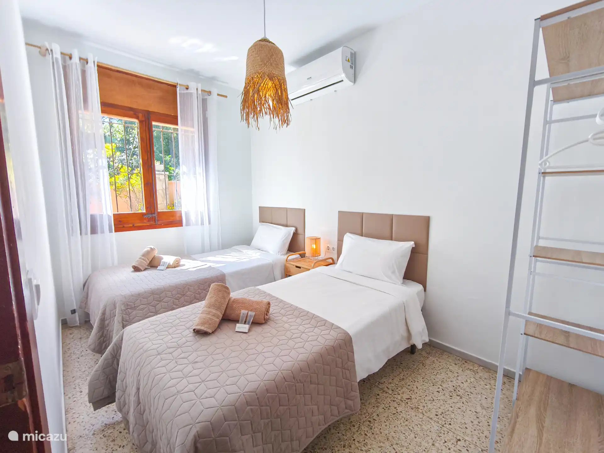 El dormitorio 3 también está climatizado