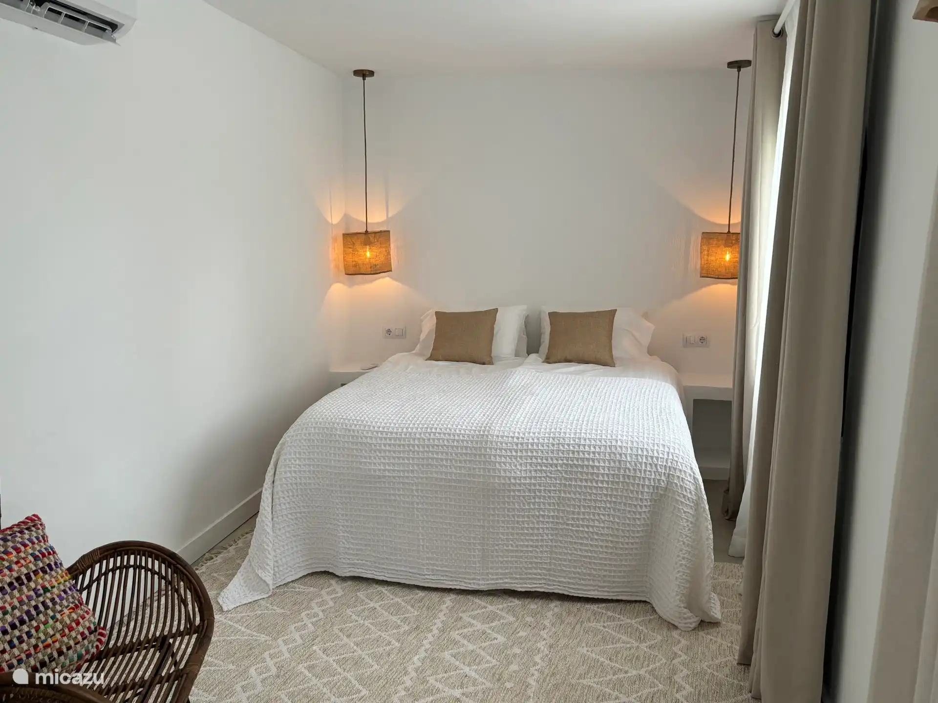 Eén van de twee kleinere slaapkamers