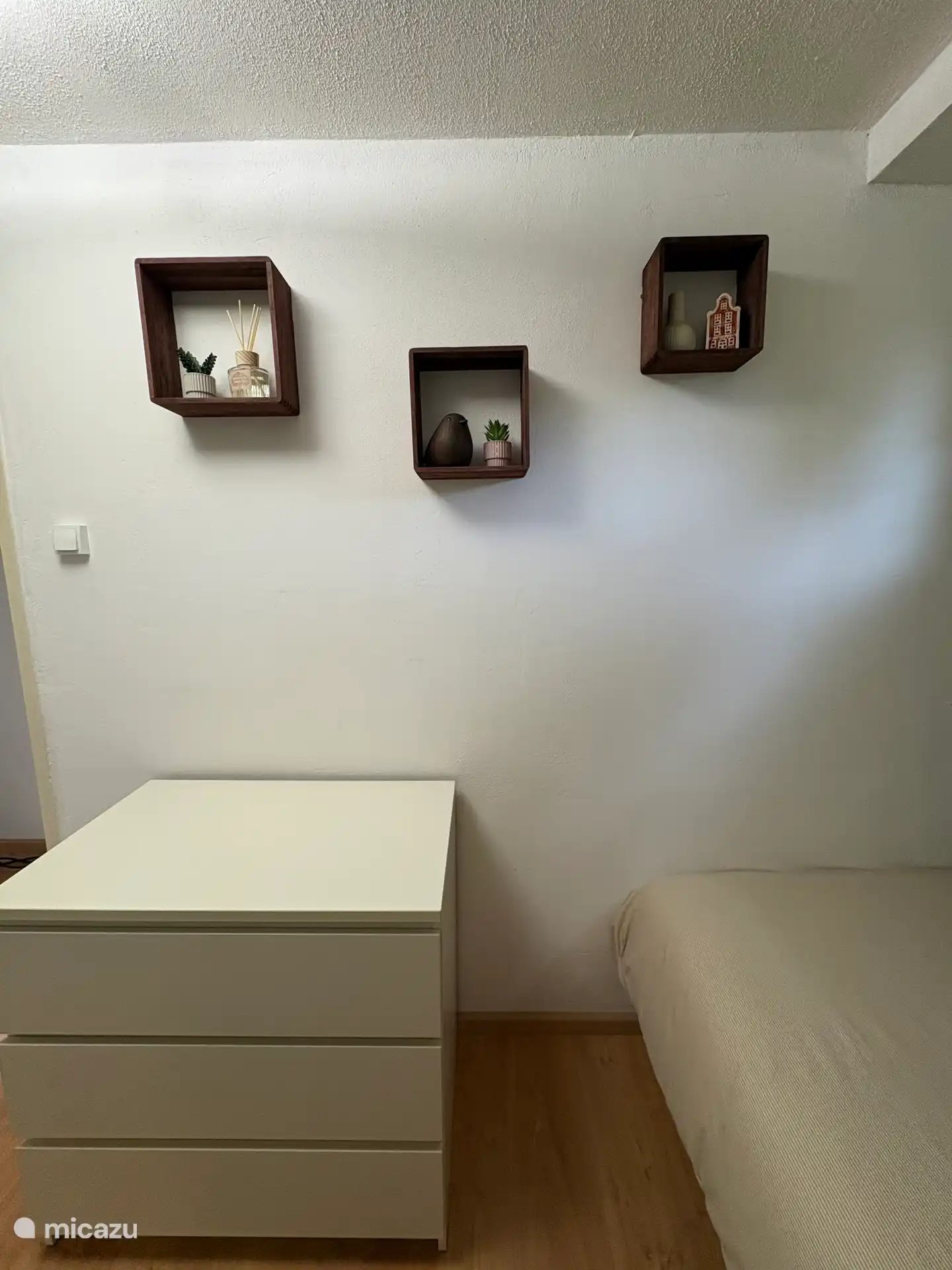 Bedroom 3 two single beds comode and large wardrobe