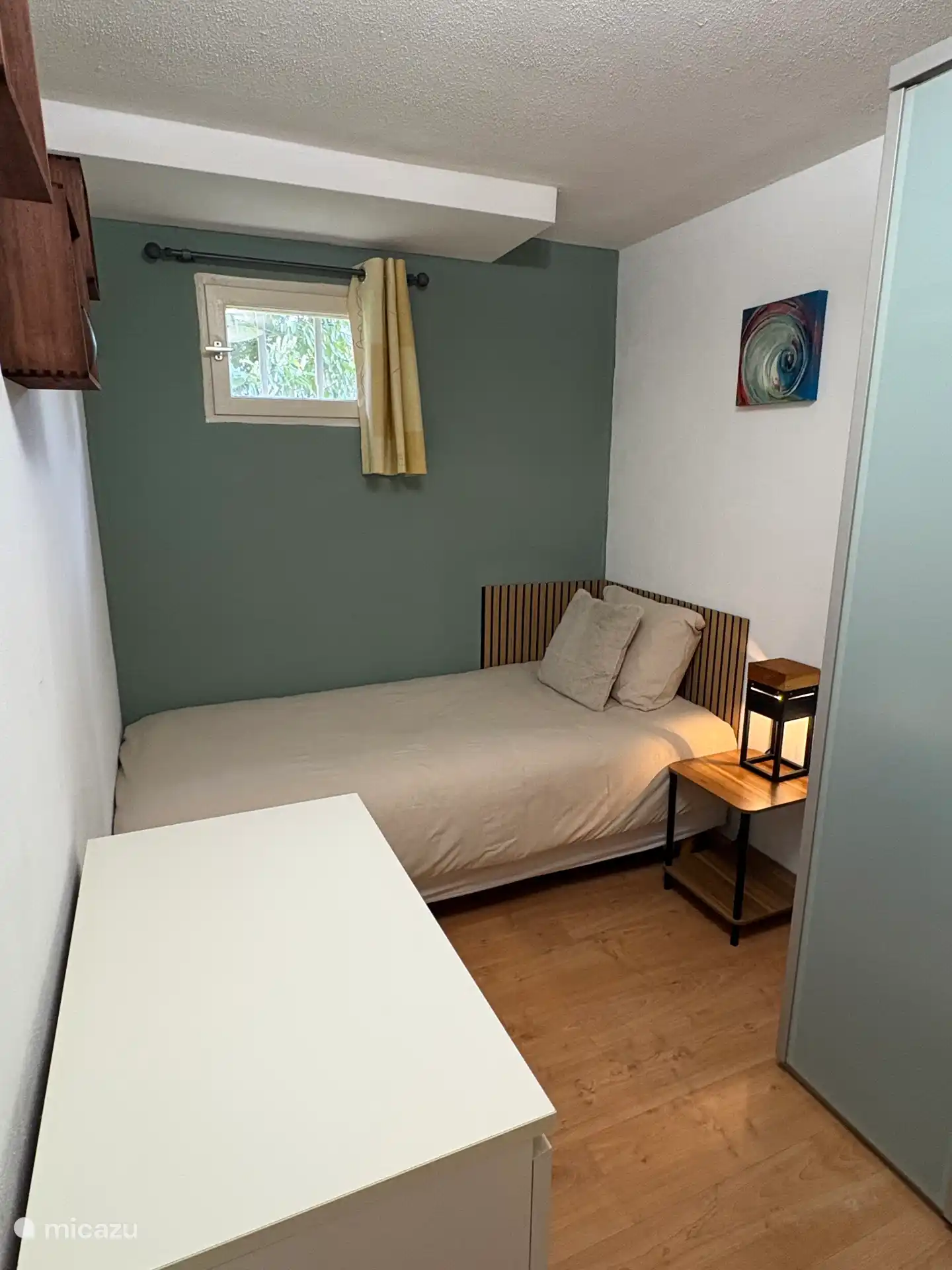 Bedroom 3 two single beds comode and large wardrobe