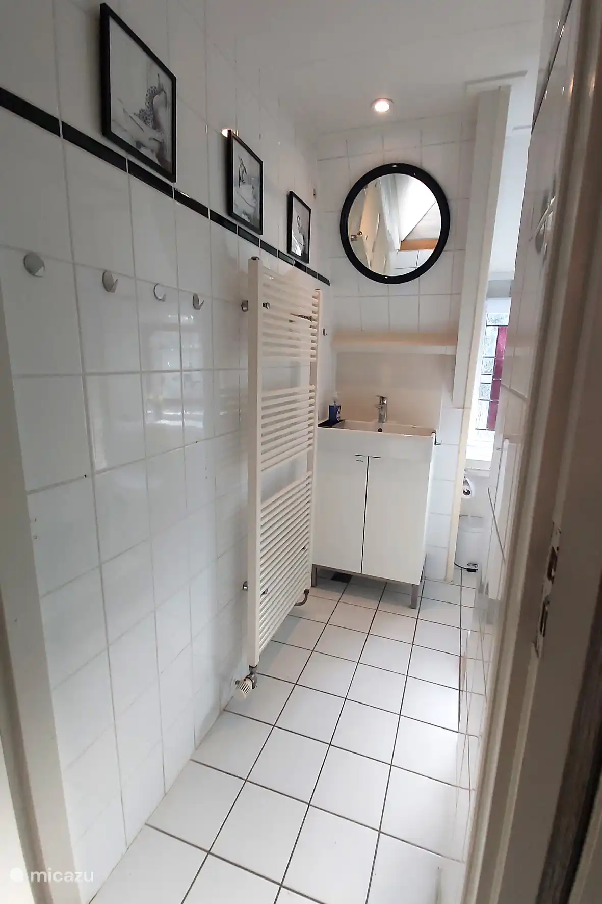 Lavabo avec placard.