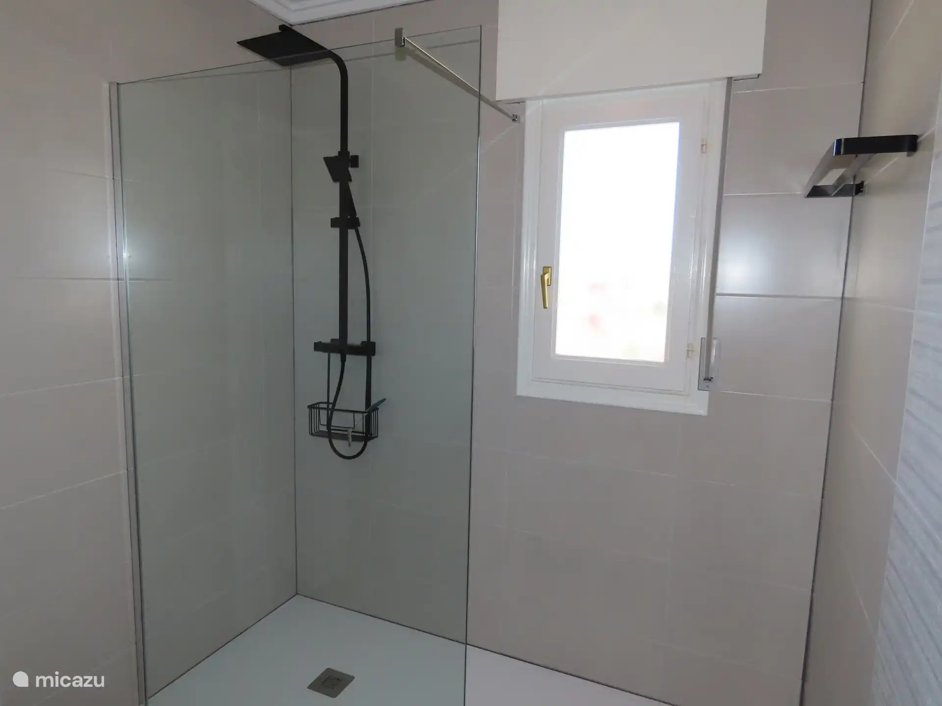 Moderne en-suite badkamer met inloopdouche