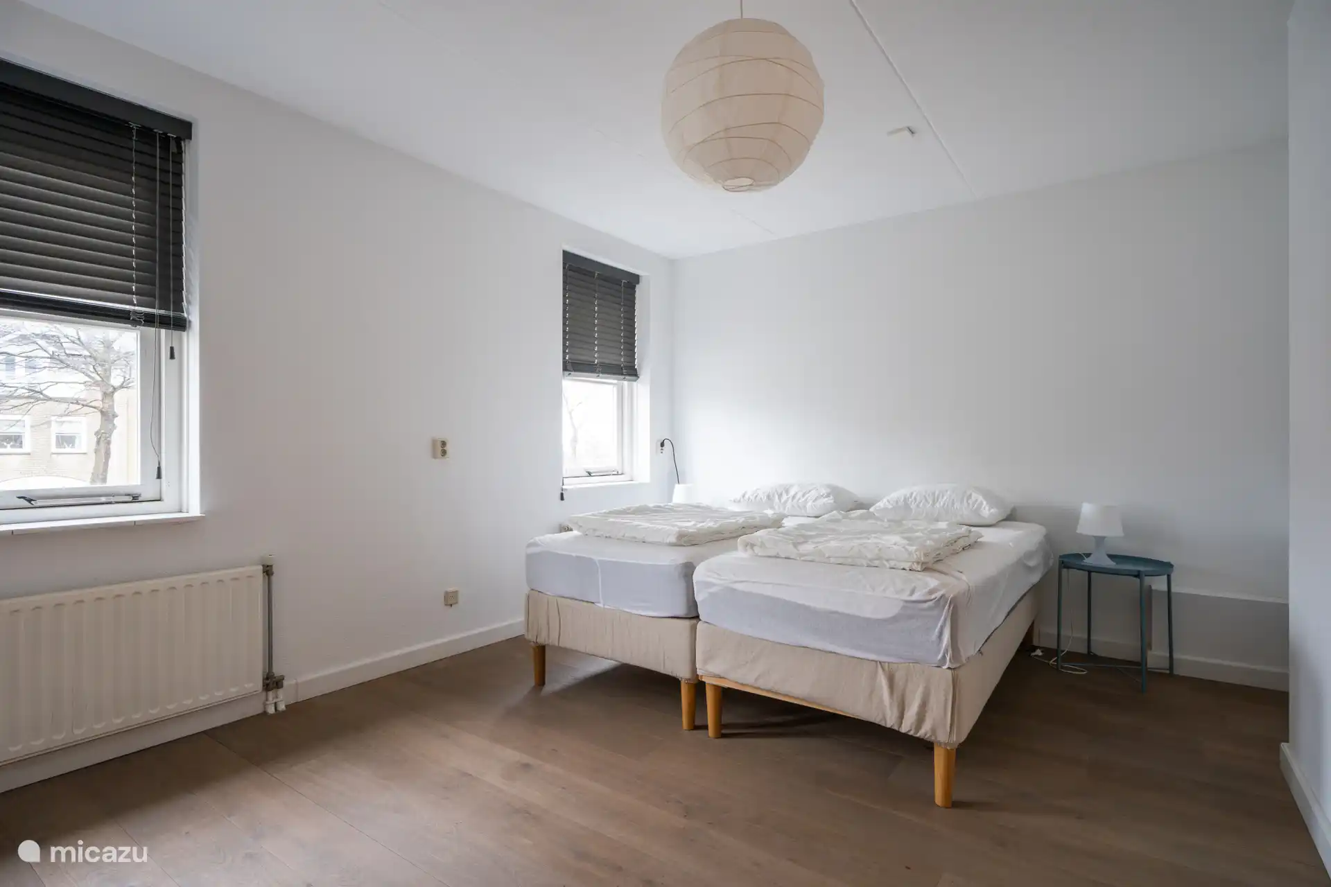 Slaapkamer woning 2 bedden
