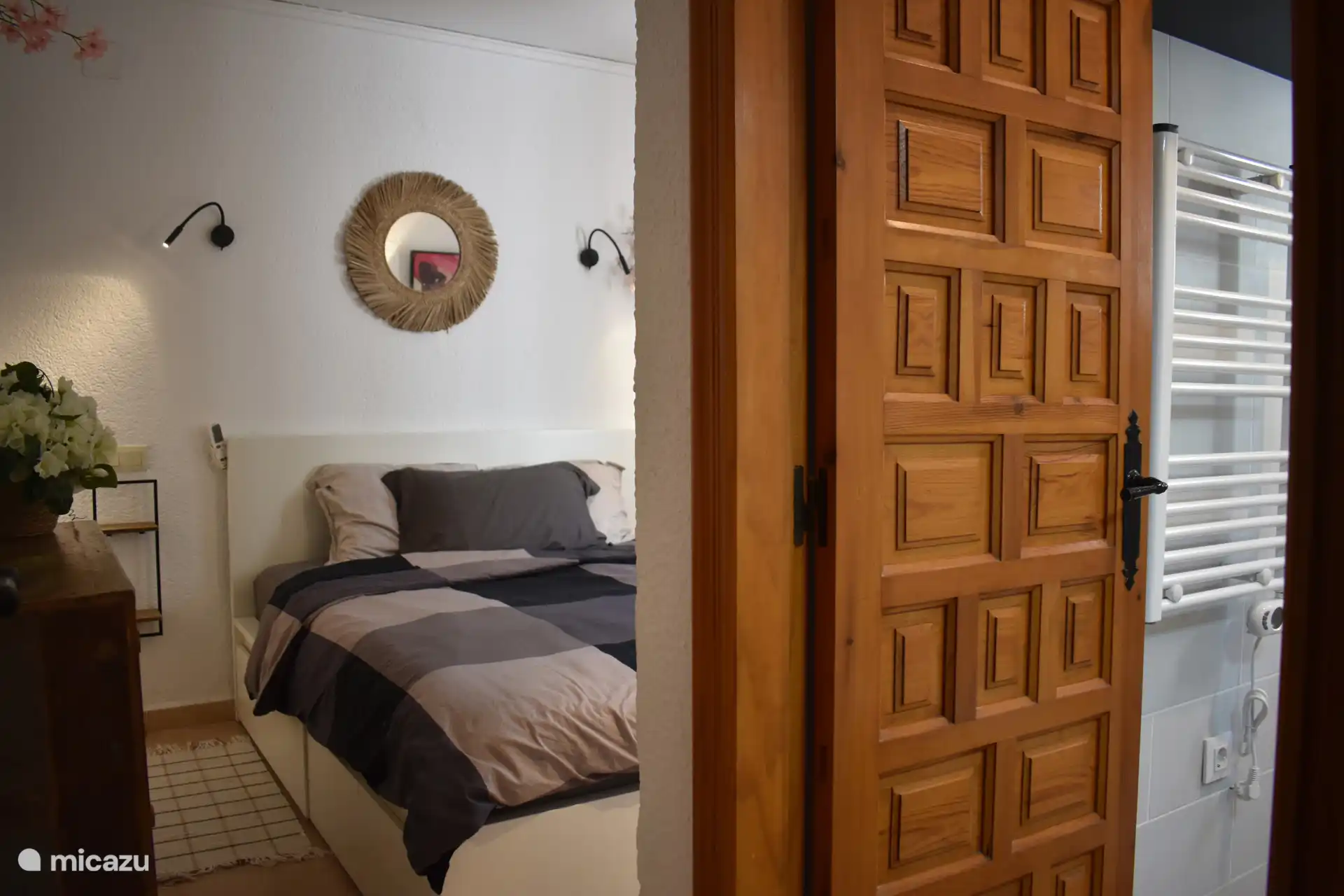 Slaapkamer 1: een 2-persoonsbed (180x200)