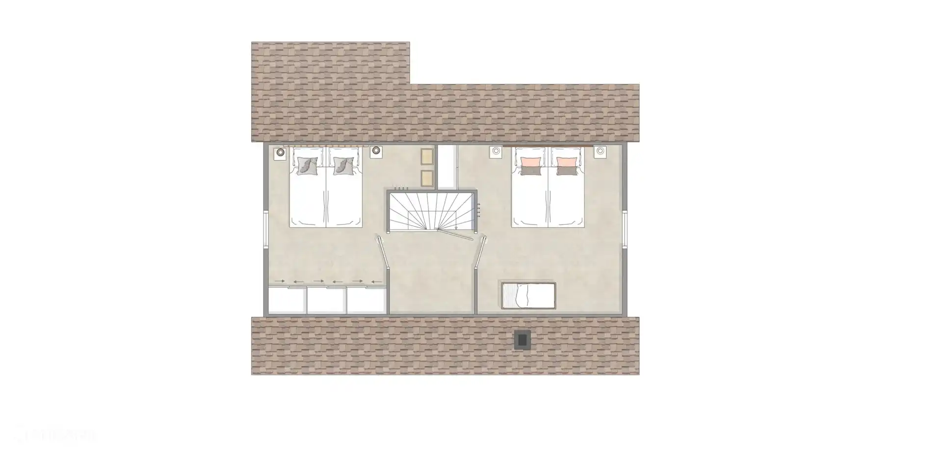 Boven etage - Appelbloesem