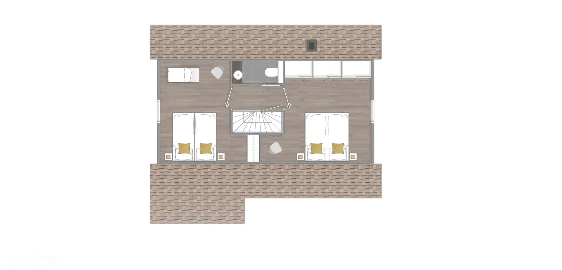 Boven etage de Essenburgh