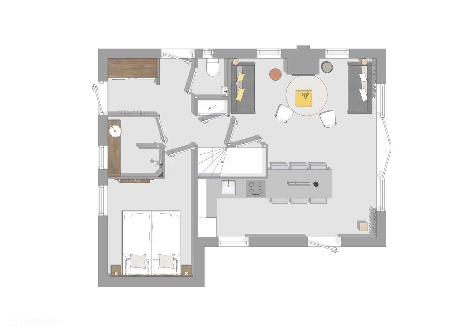 Begaande grond indeling van de Goudvink