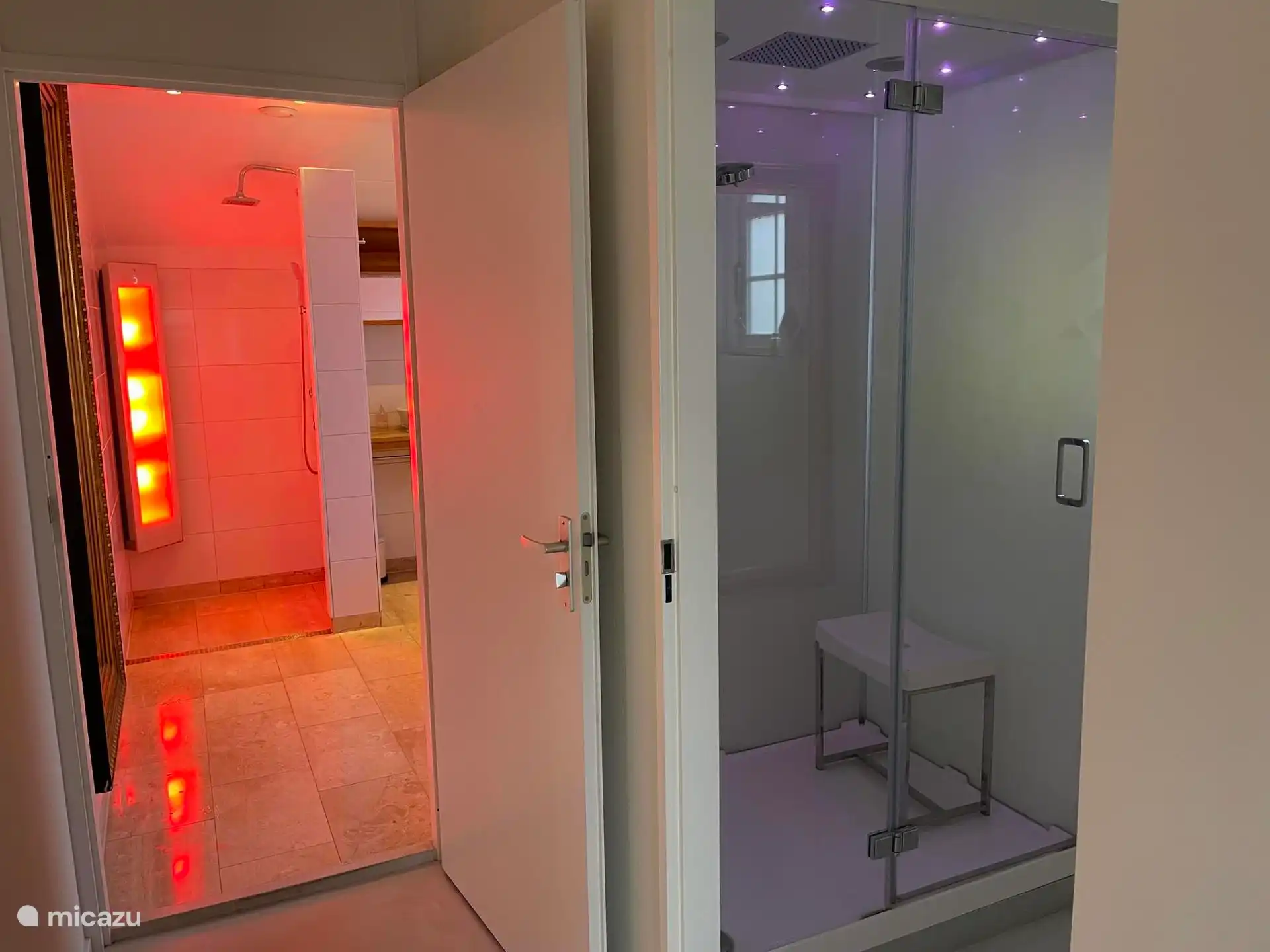 Badkamer met sunshower 