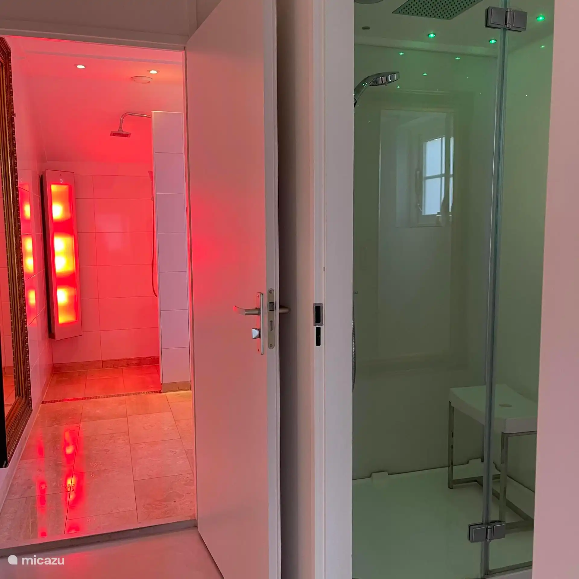 Douche met stoomcabine 