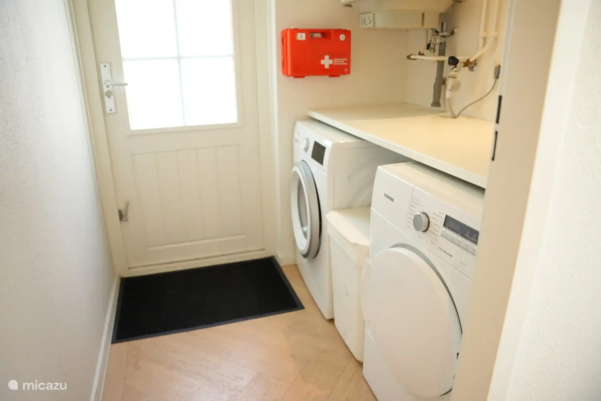 Vakantiewoning met wasmachine en droger