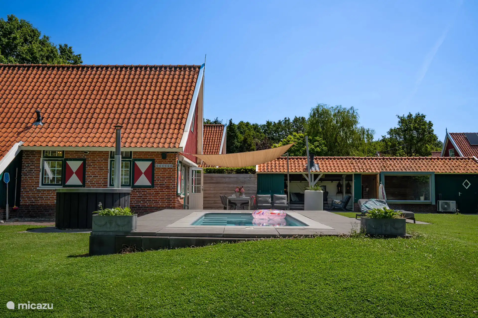 Ferienhaus mit eigenem privatem Wohlbefinden
